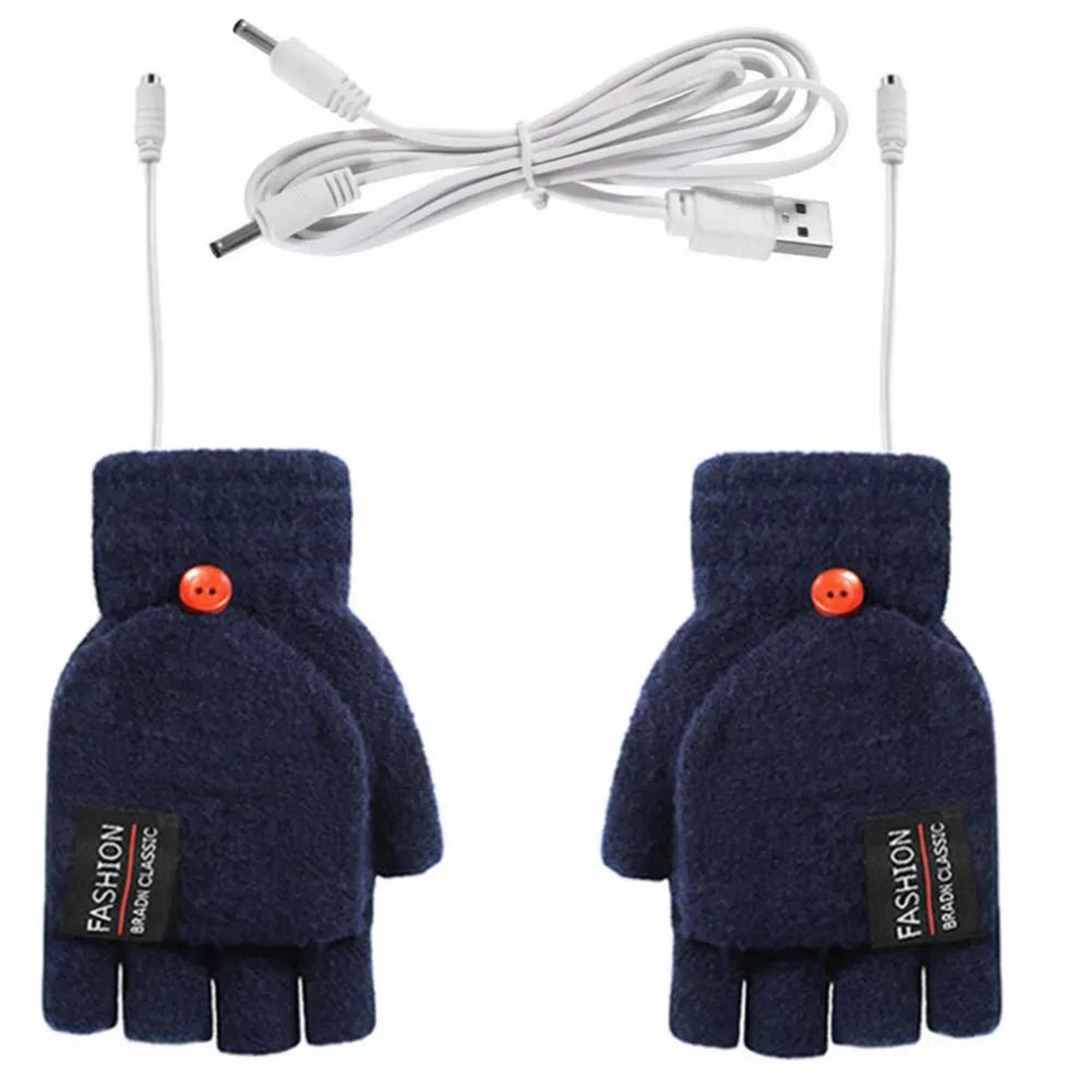 Rechargeable Heated Gloves Double Sided Electric Thermal Mittens 4