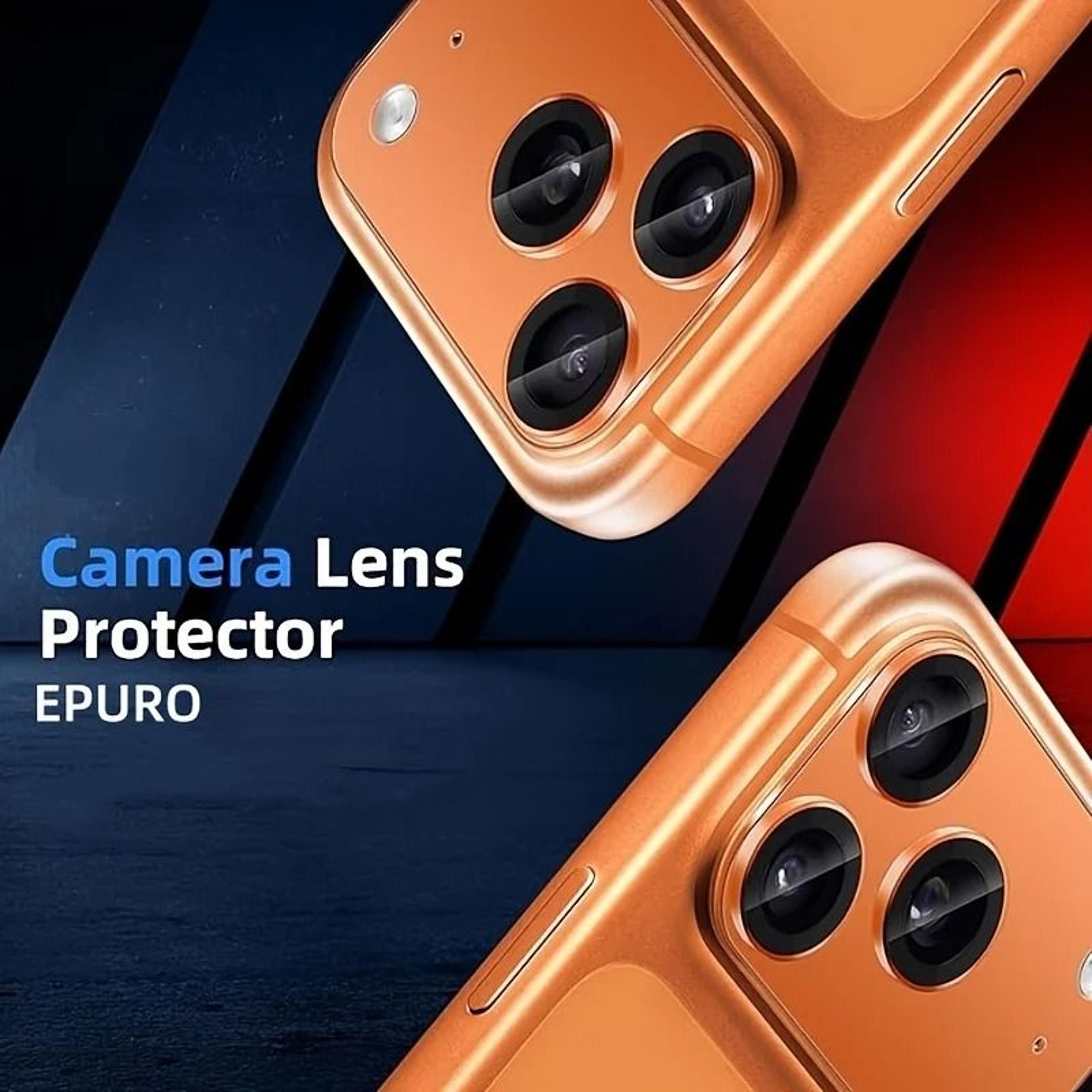 IPhone Camera Lens Protector With Metal Ring Tempered Glass 6