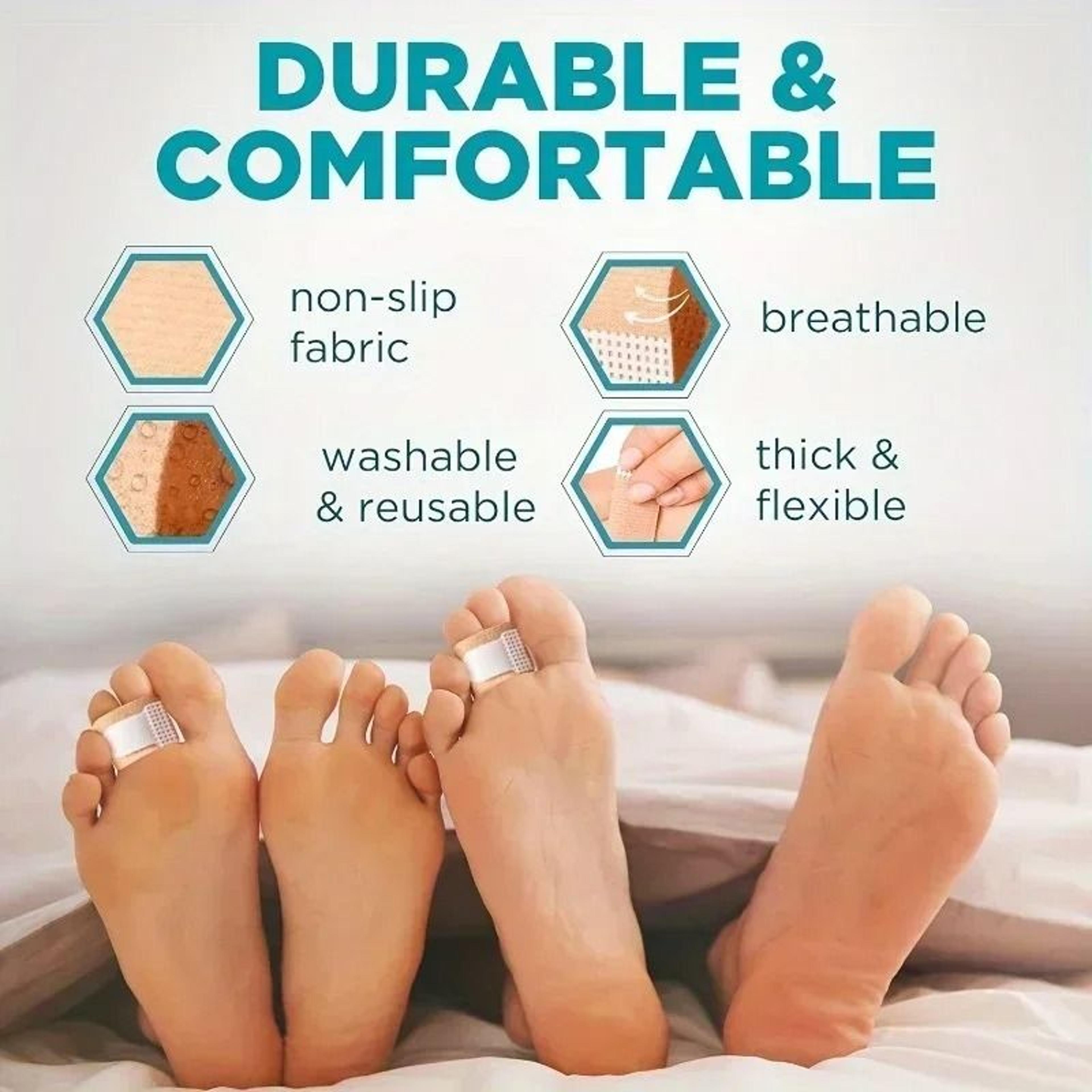 Reusable Hammer Toe Straightener Toe Alignment Splint Corrector 6