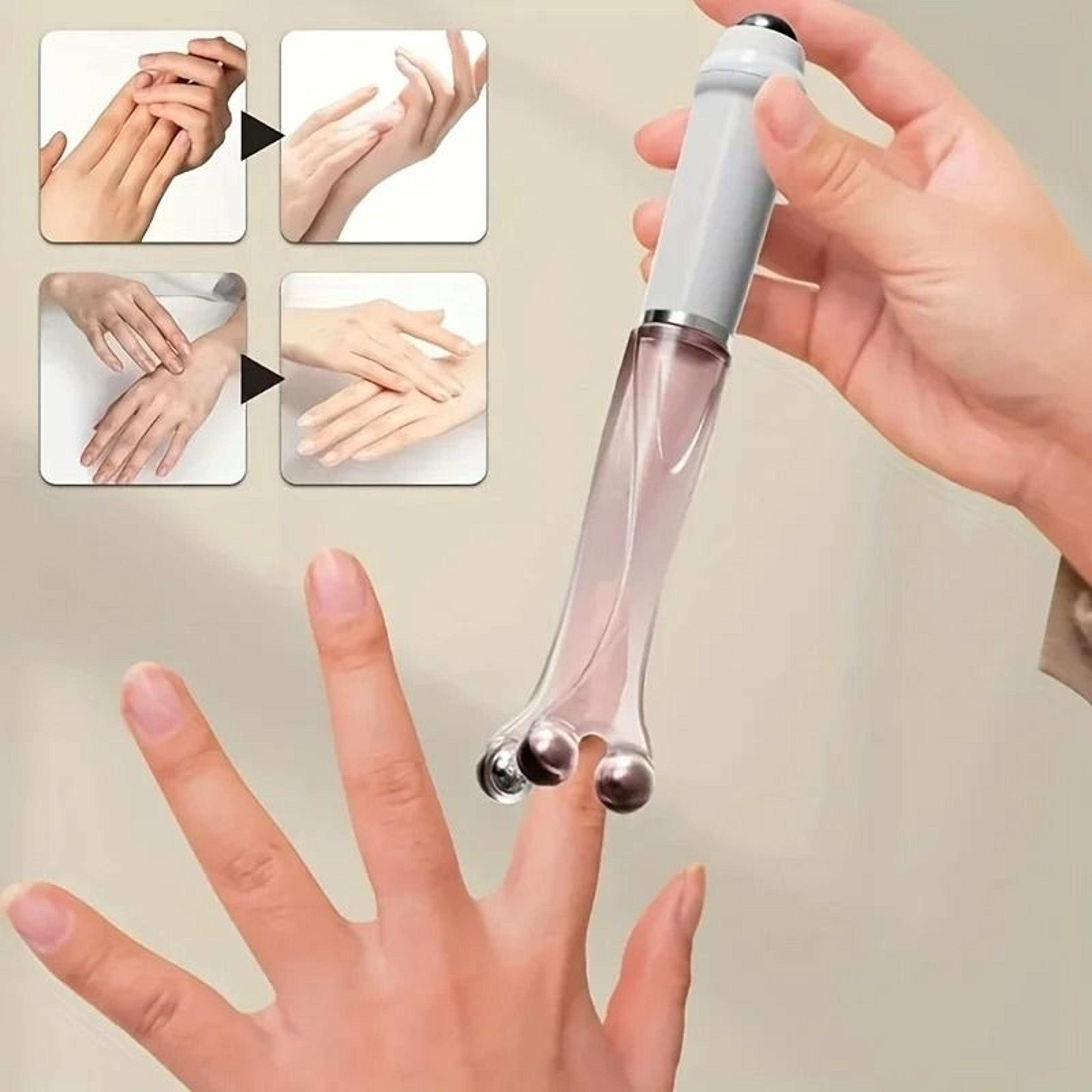 Finger Joint Acupoint Massager Roller Hand Therapy Tool 0