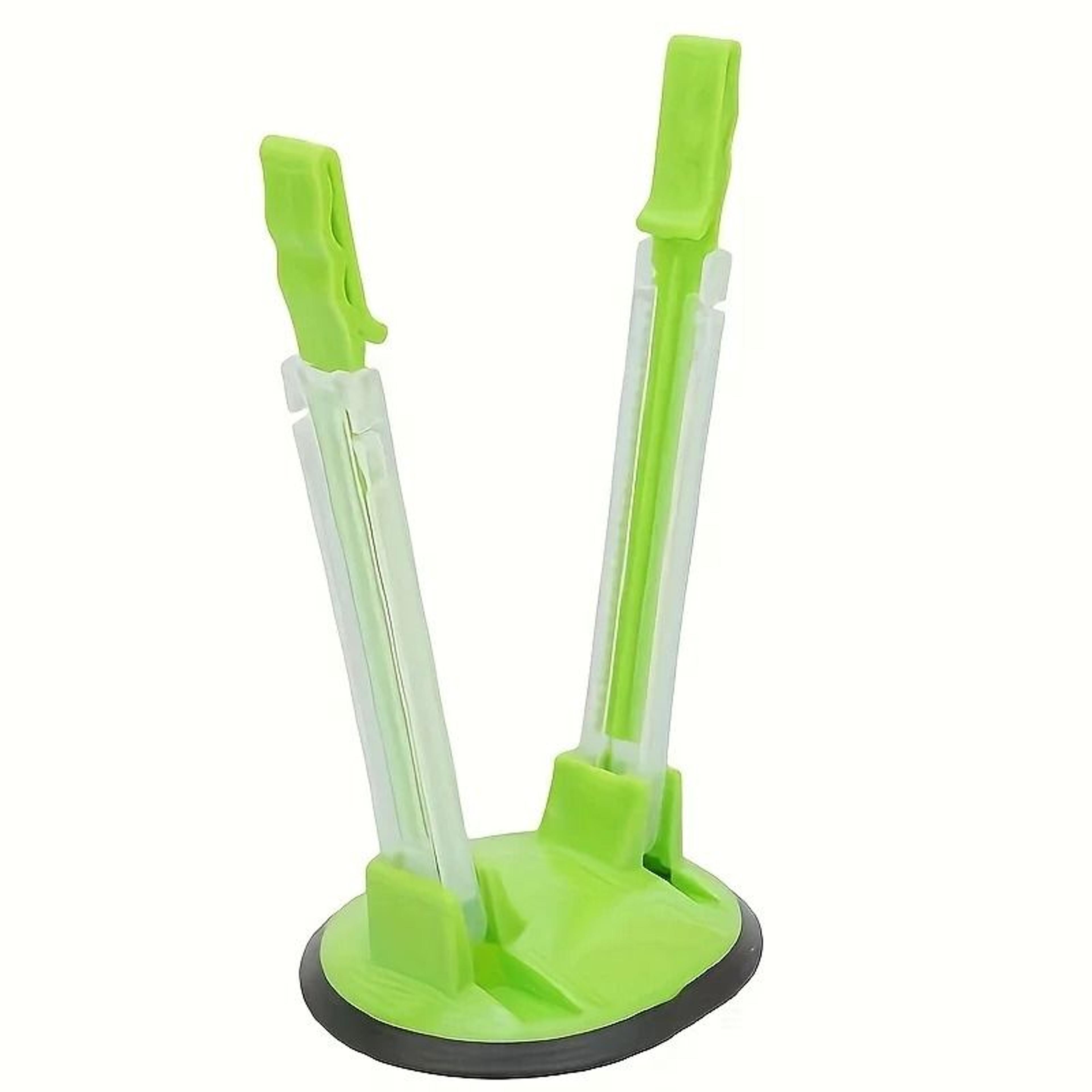 Adjustable Food Bag Holder Countertop Vertical Kitchen Bag Rack 1