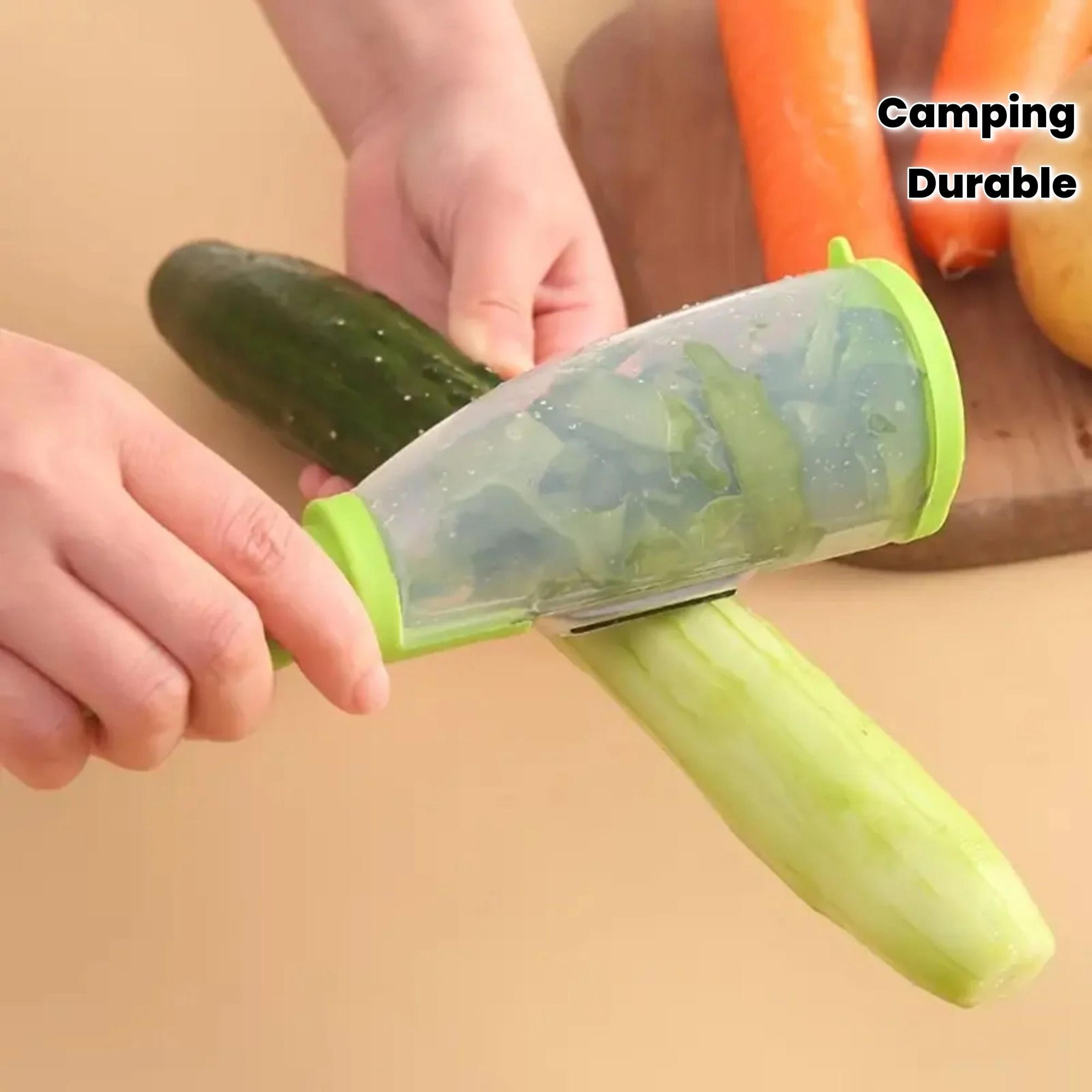 Stainless Steel Vegetable Peeler With Storage Multifunctional Kitchen Tool 3