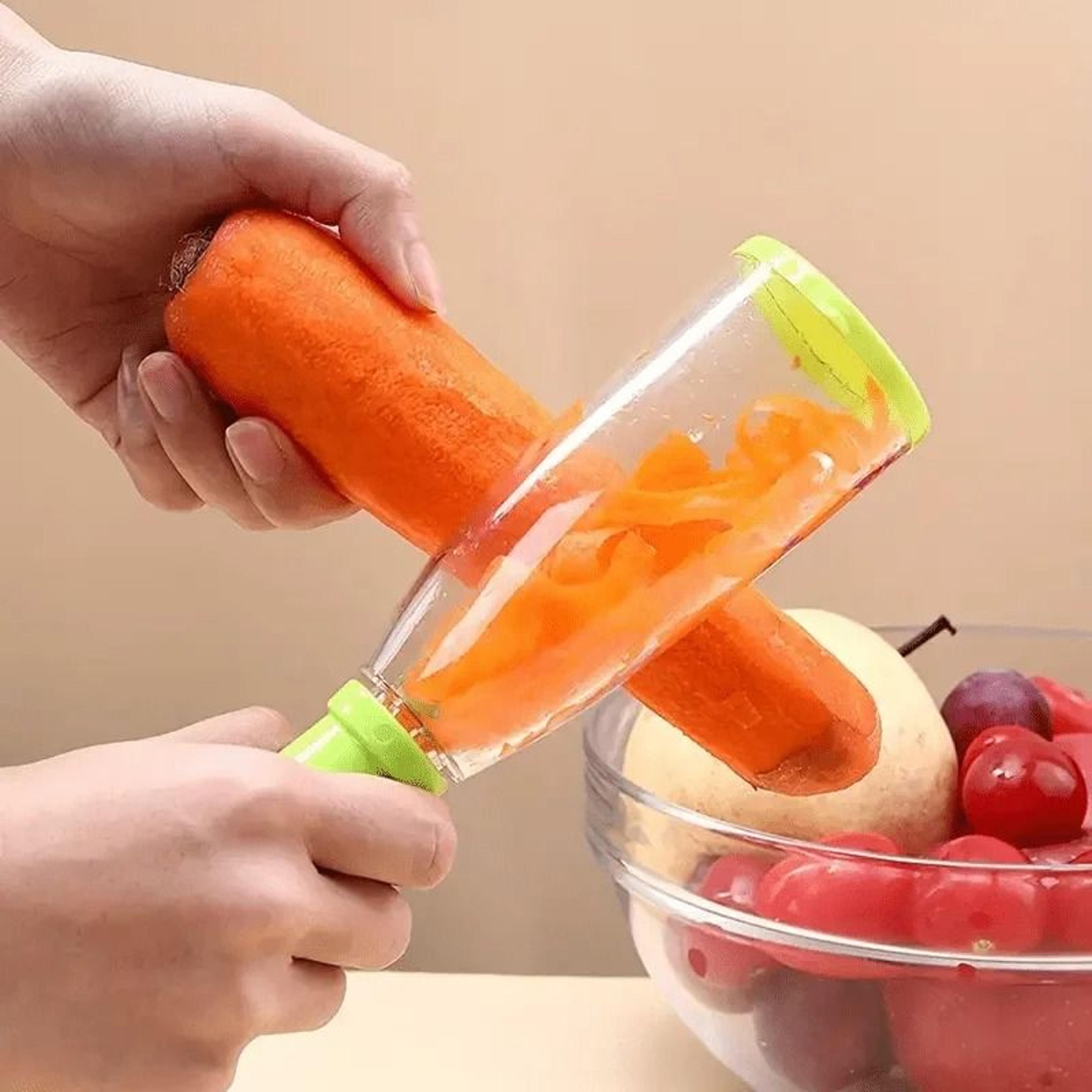 Stainless Steel Vegetable Peeler With Storage Multifunctional Kitchen Tool 4