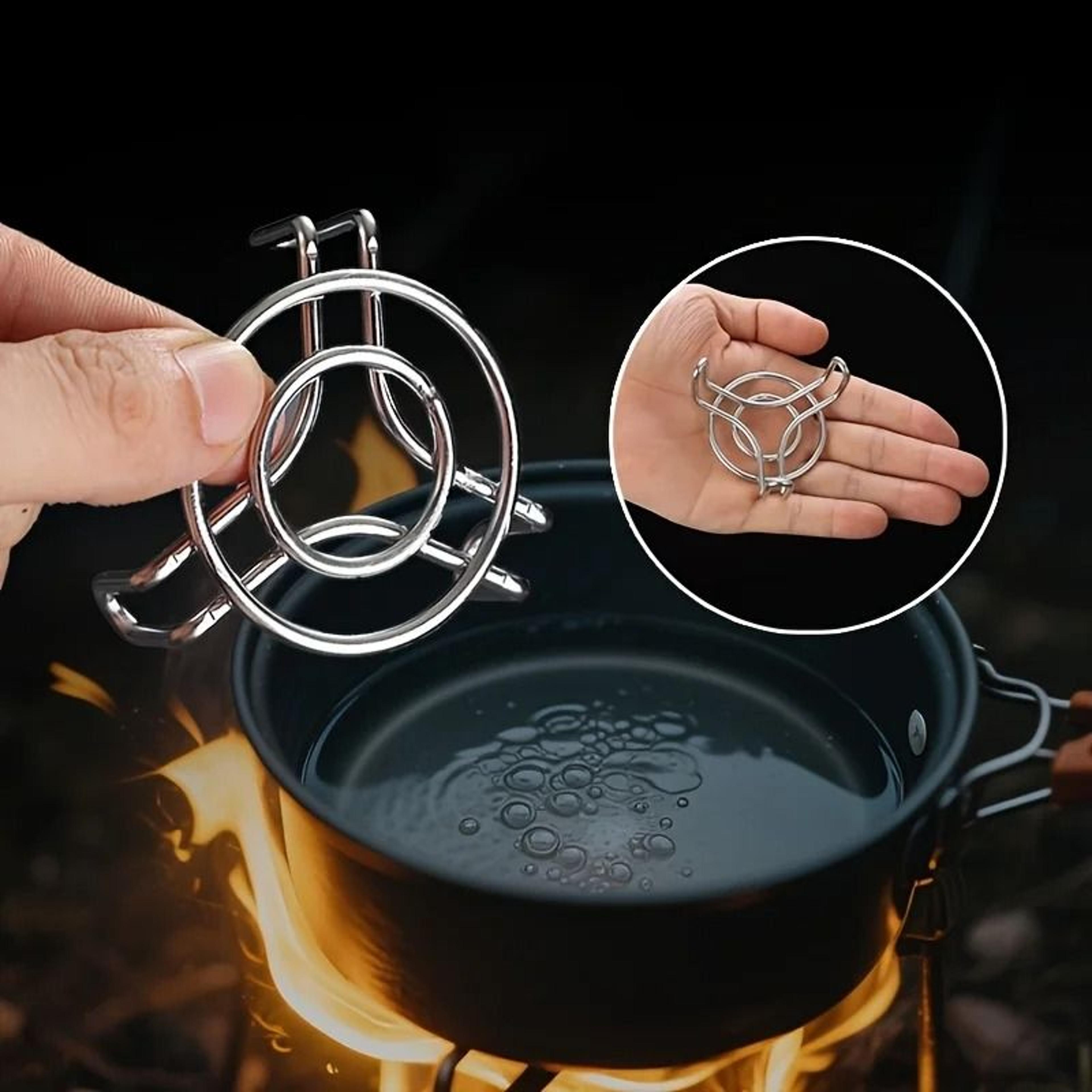 2 Inch Stainless Steel Steaming Rack Mini Pot Steamer Stand 6