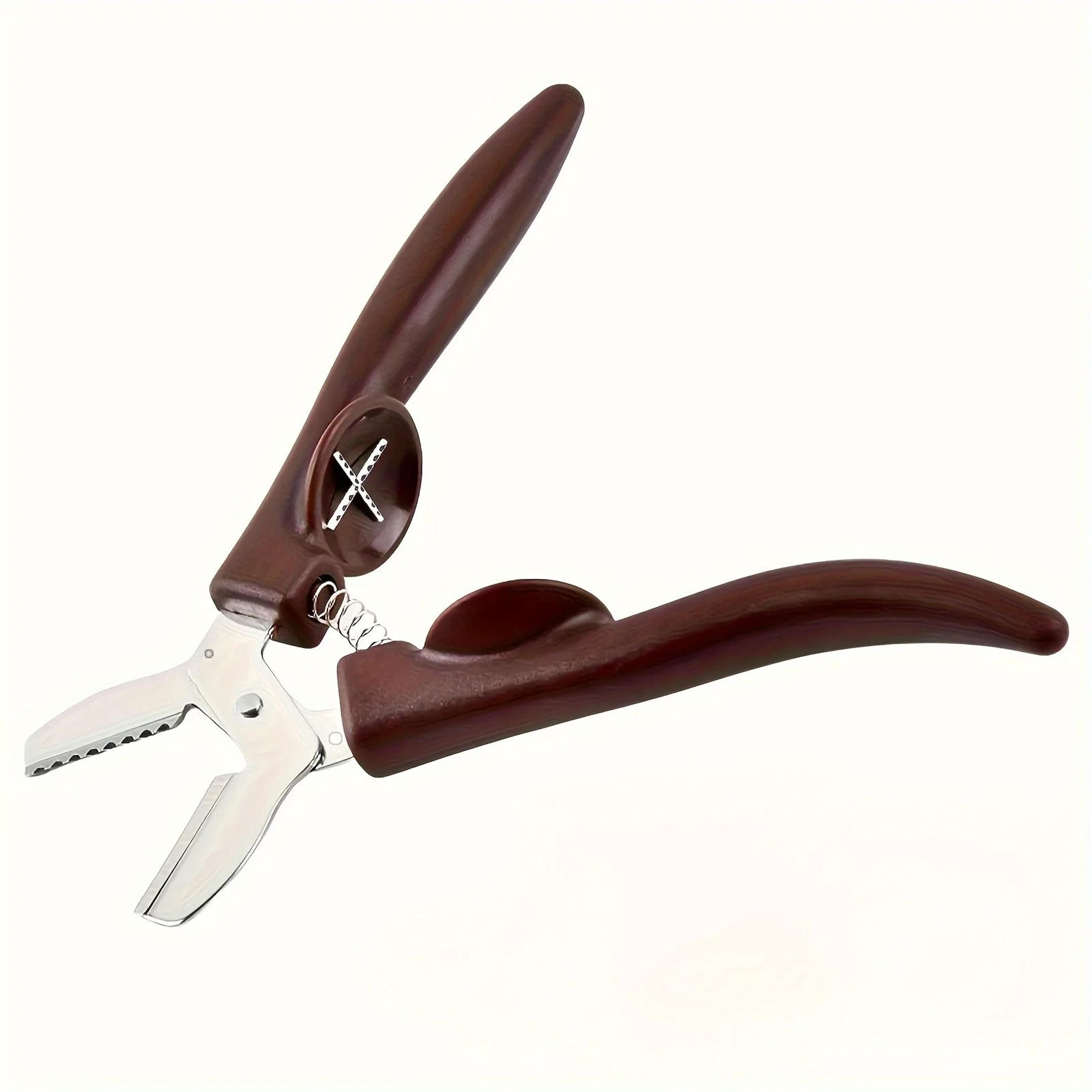 Stainless Steel Chestnut Opener Easy Grip Nutcracker Tool 0