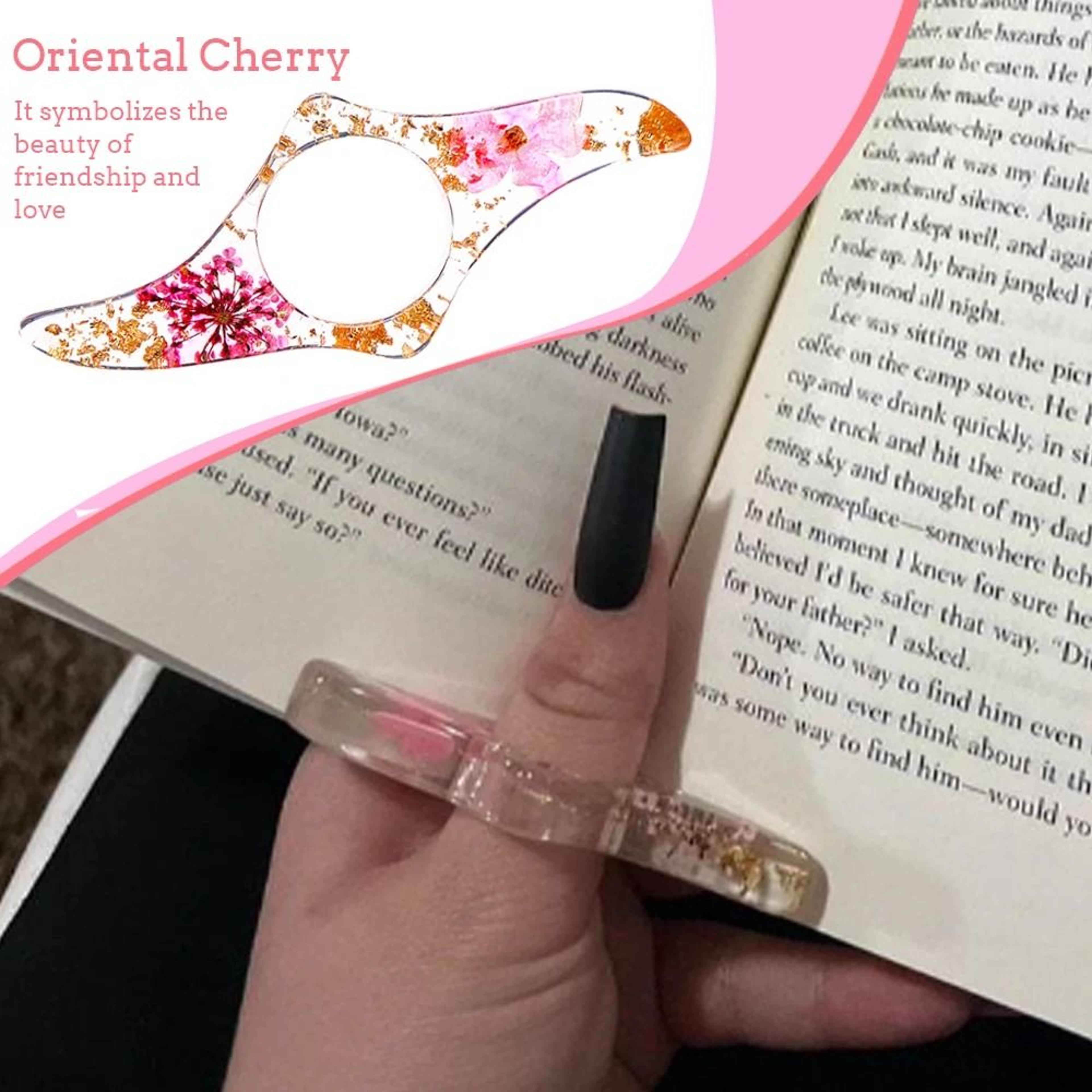 Dried Flower Thumb Book Page Holder Reading Aid Bookmark 7