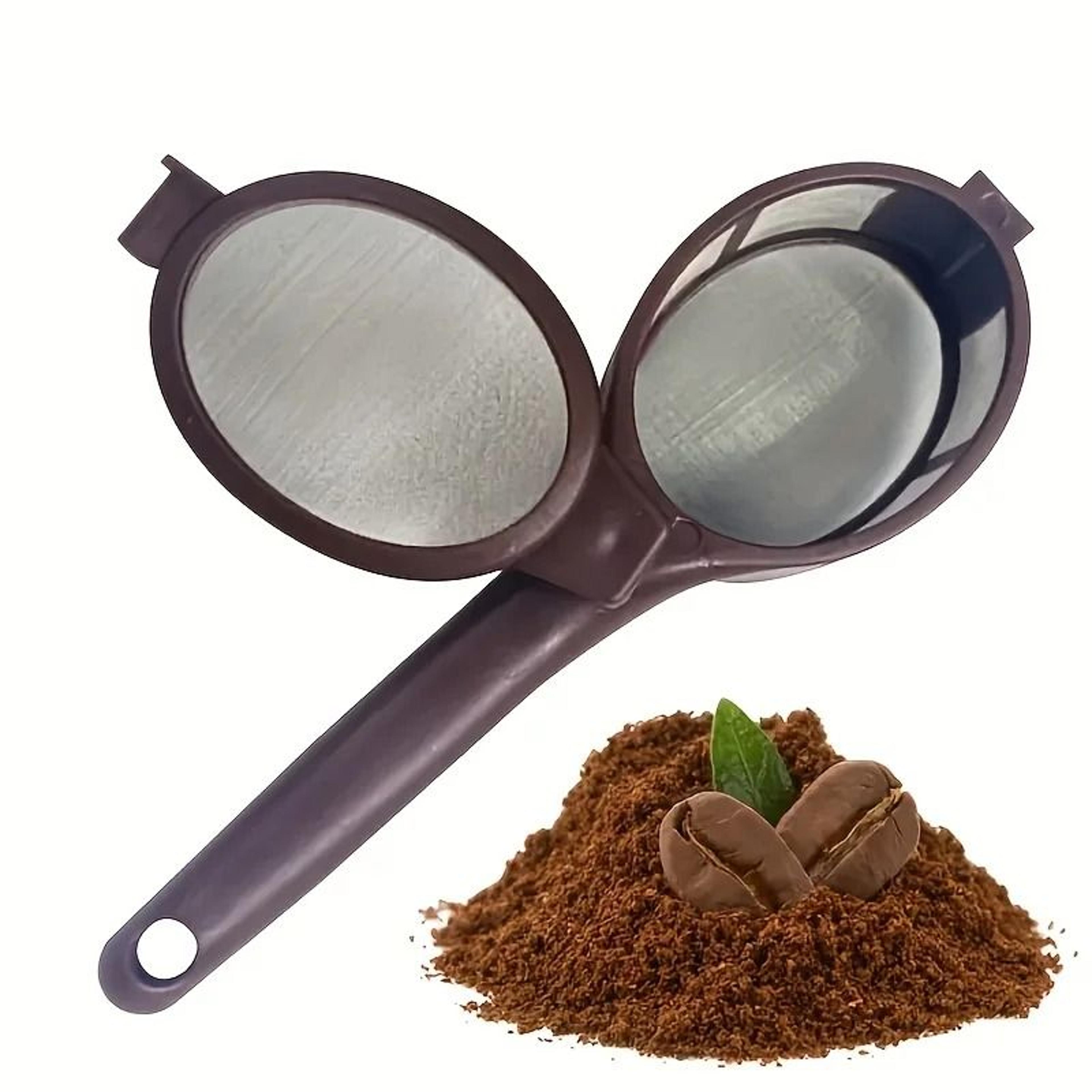 Durable Coffee Filter Spoon Portable Reusable Coffee Filtration Tool 2