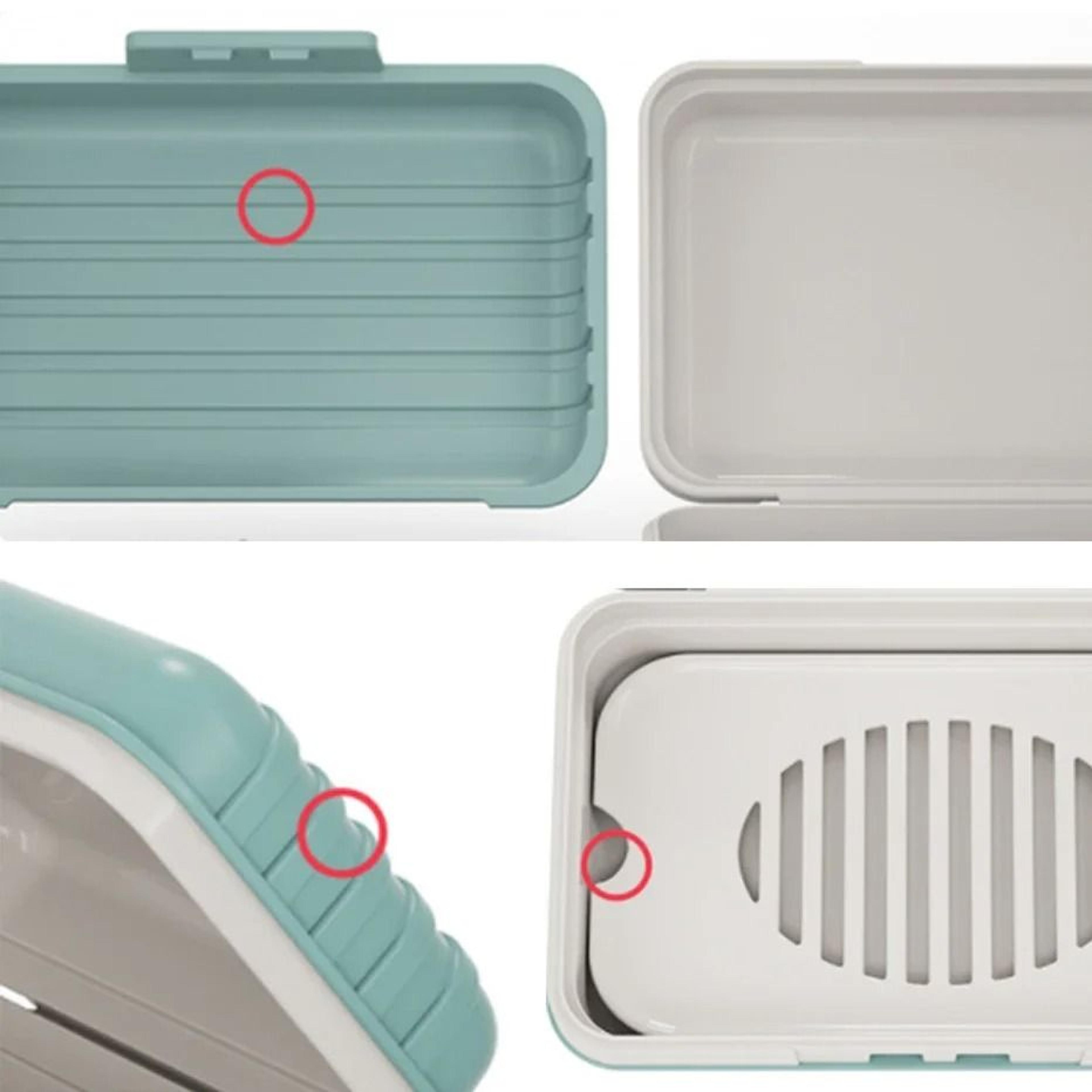Bathroom Soap Dish With Lid Travel Soap Box Keeps Soap Dry 4