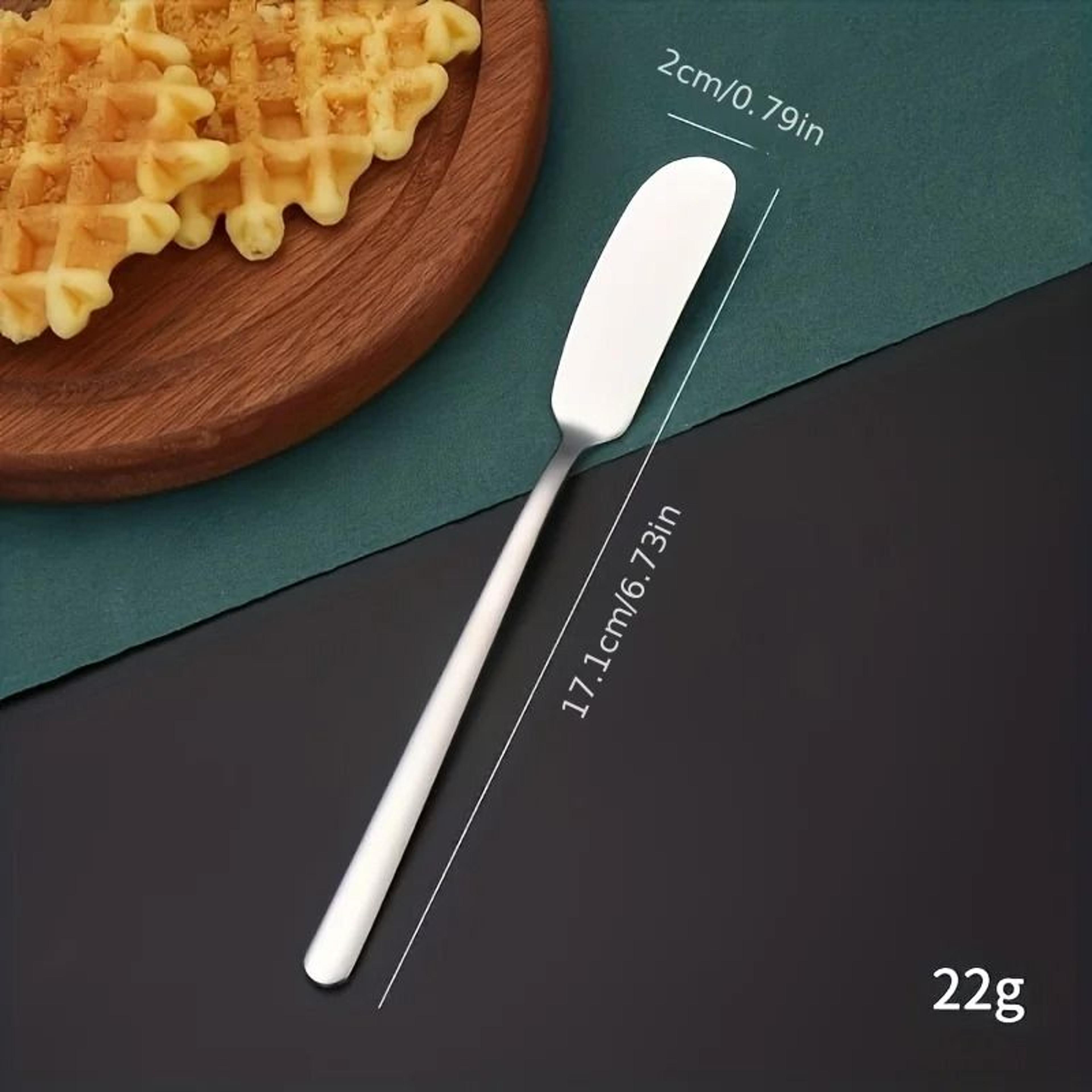 2 PCS Stainless Steel Butter Knife And Cheese Spreader Set Multifunctional Butter Shovel 4