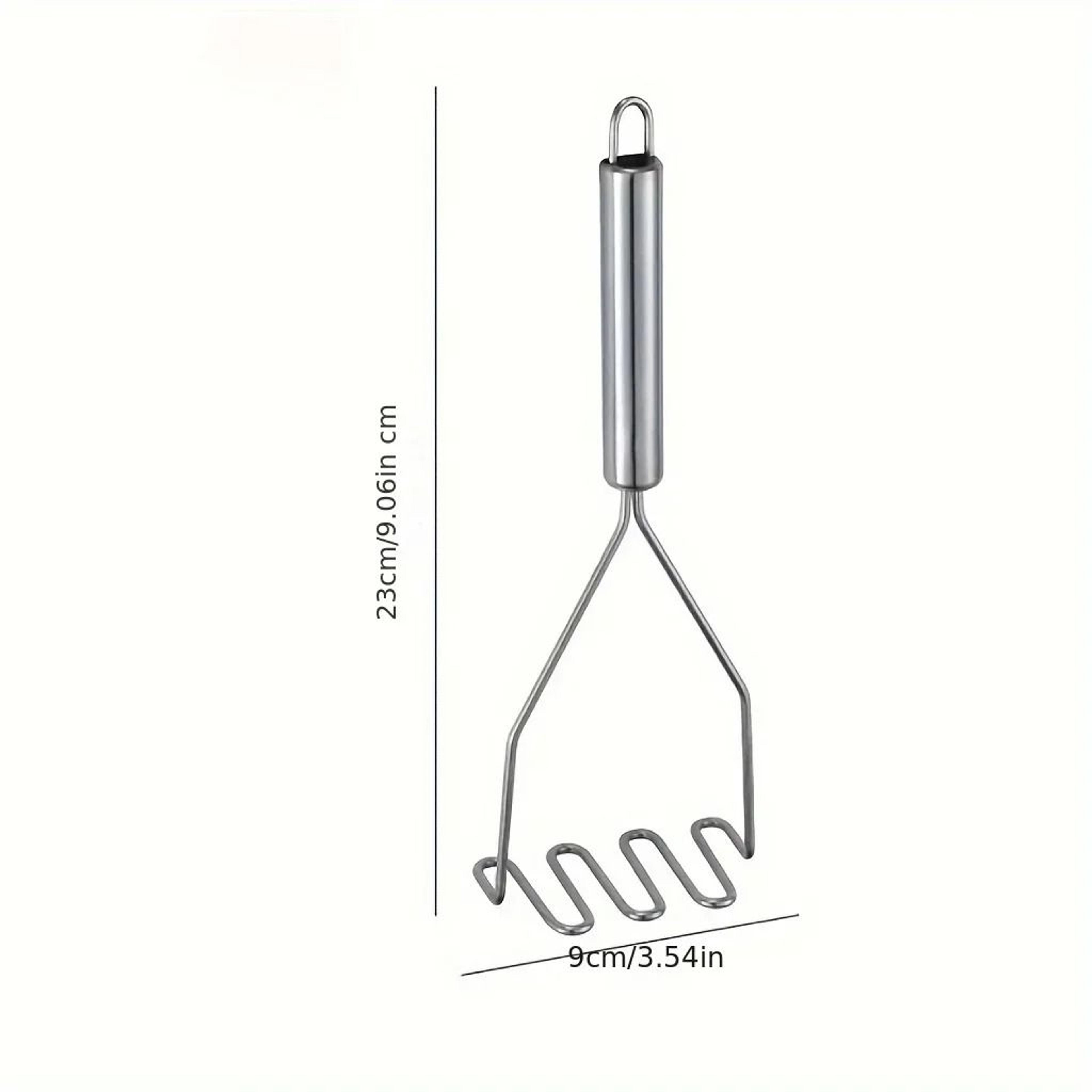 Stainless Steel Wave Potato Masher Durable Kitchen Tool For Smooth Purees 4