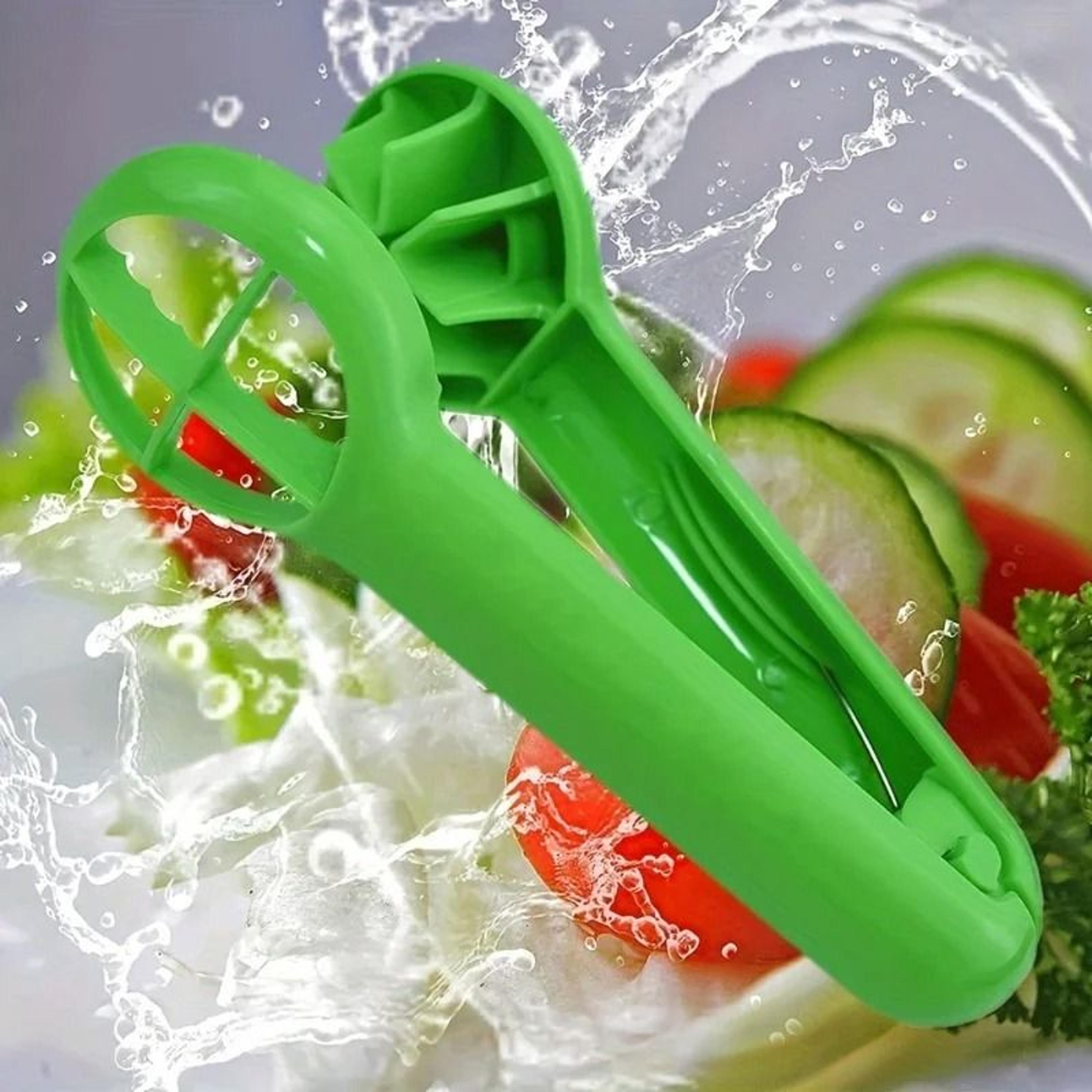 Safe Manual Fruit Slicer Berry And Grape Cutter Kid Friendly Kitchen Tool 4