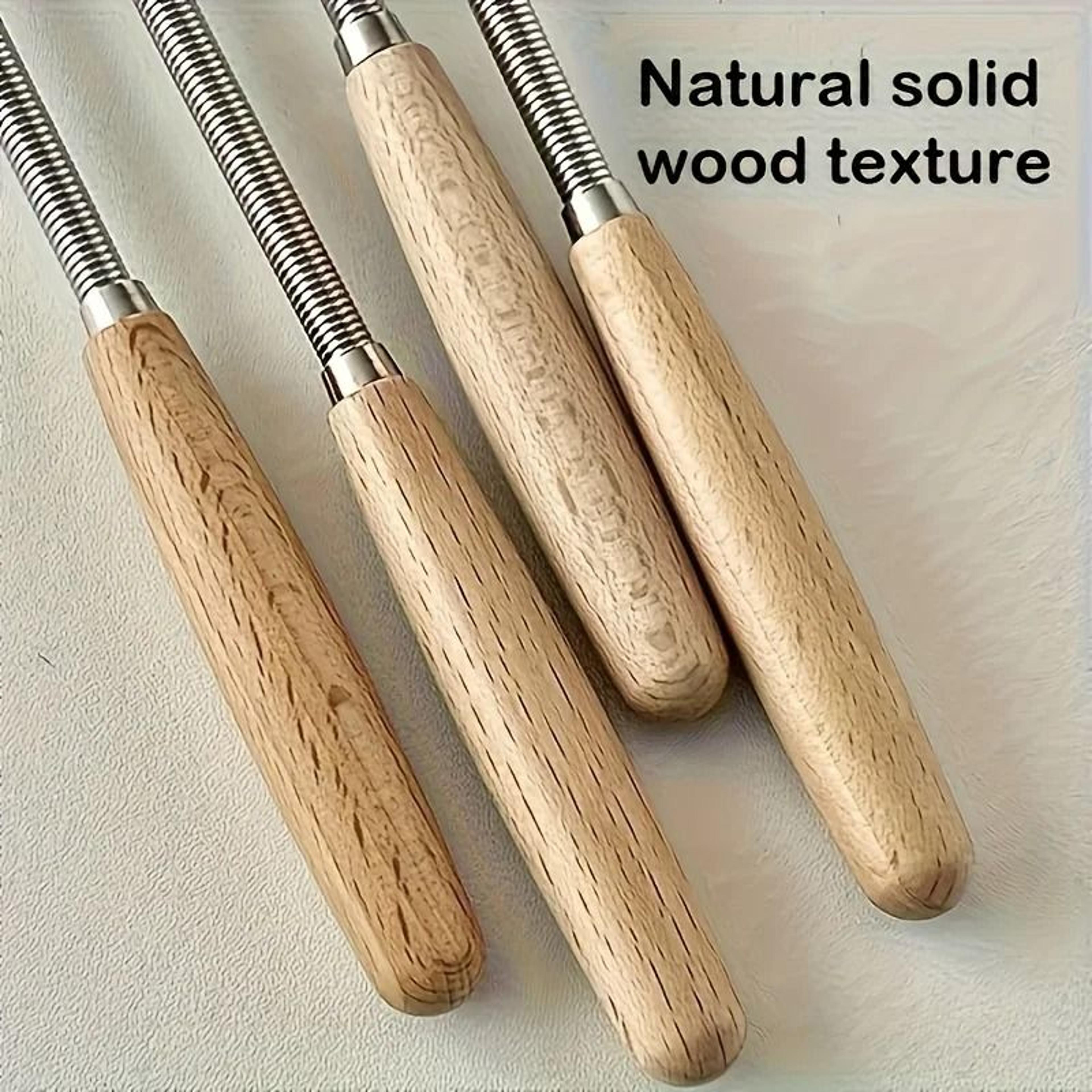 Stainless Steel Kitchen Whisk Set With Solid Wood Handles Cream And Egg Mixer 4