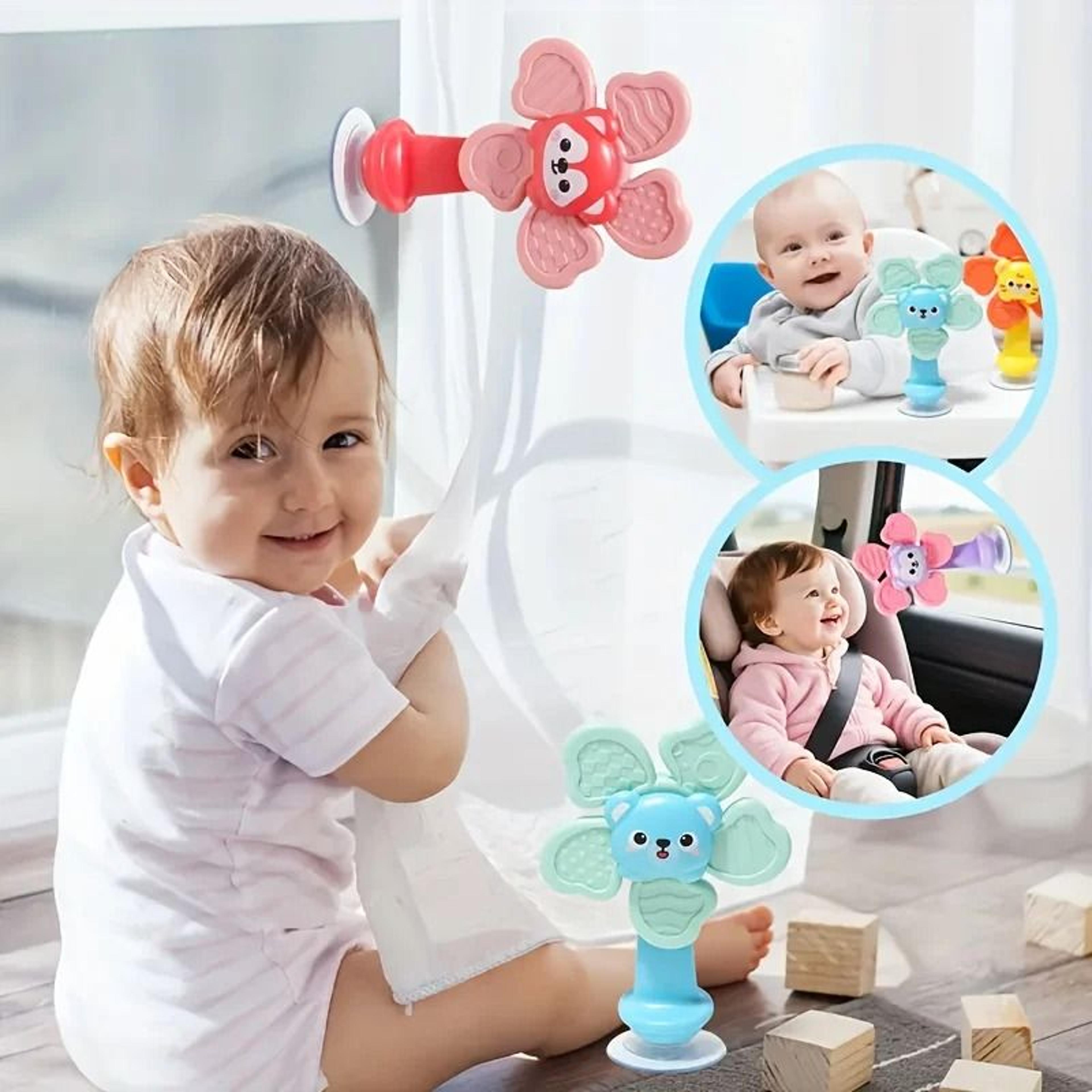 Baby Suction Spinner Sensory Toy ABS Resin Fidget For Infants And Toddlers 6
