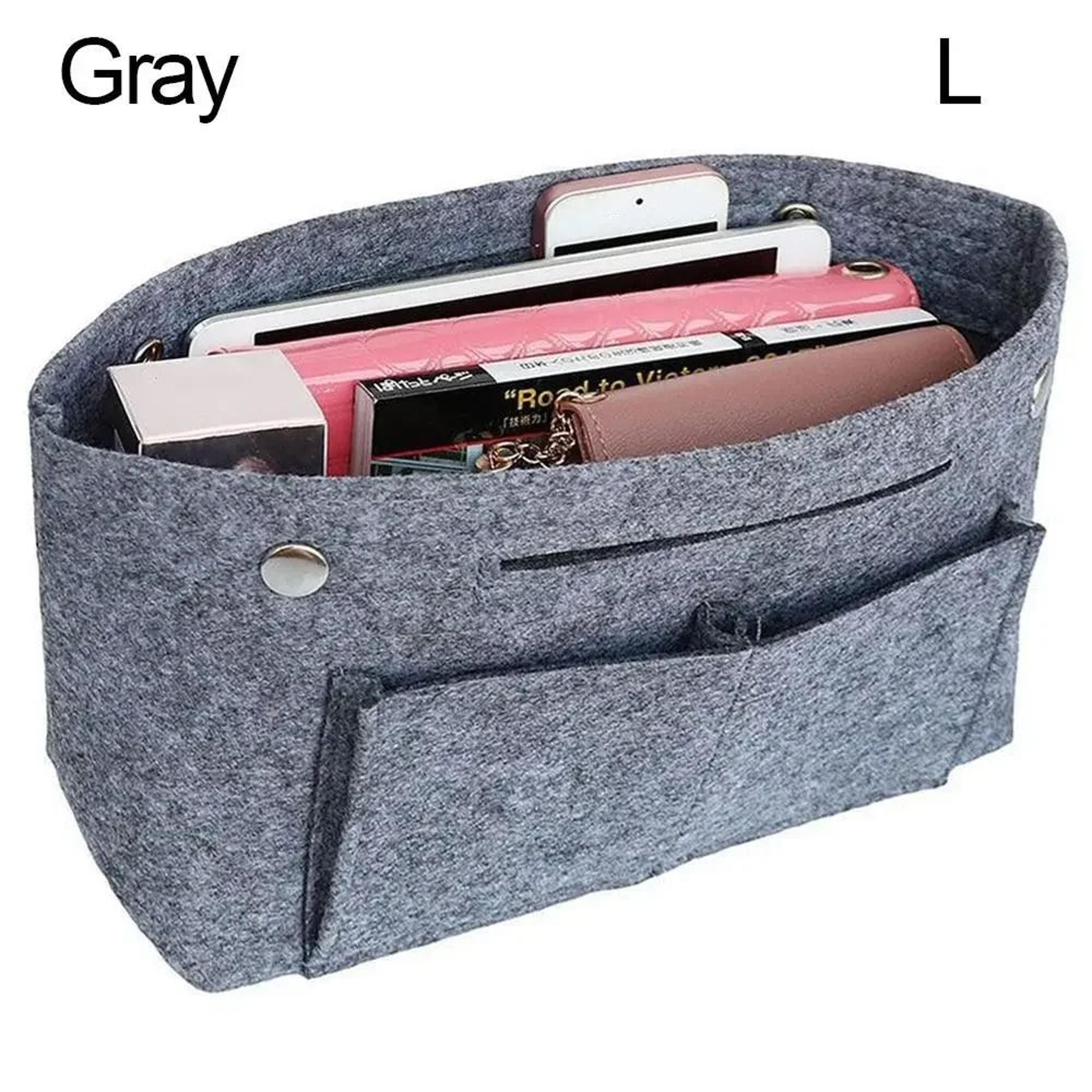 Felt Handbag Organizer Insert Travel Purse Liner With Multiple Pockets 6
