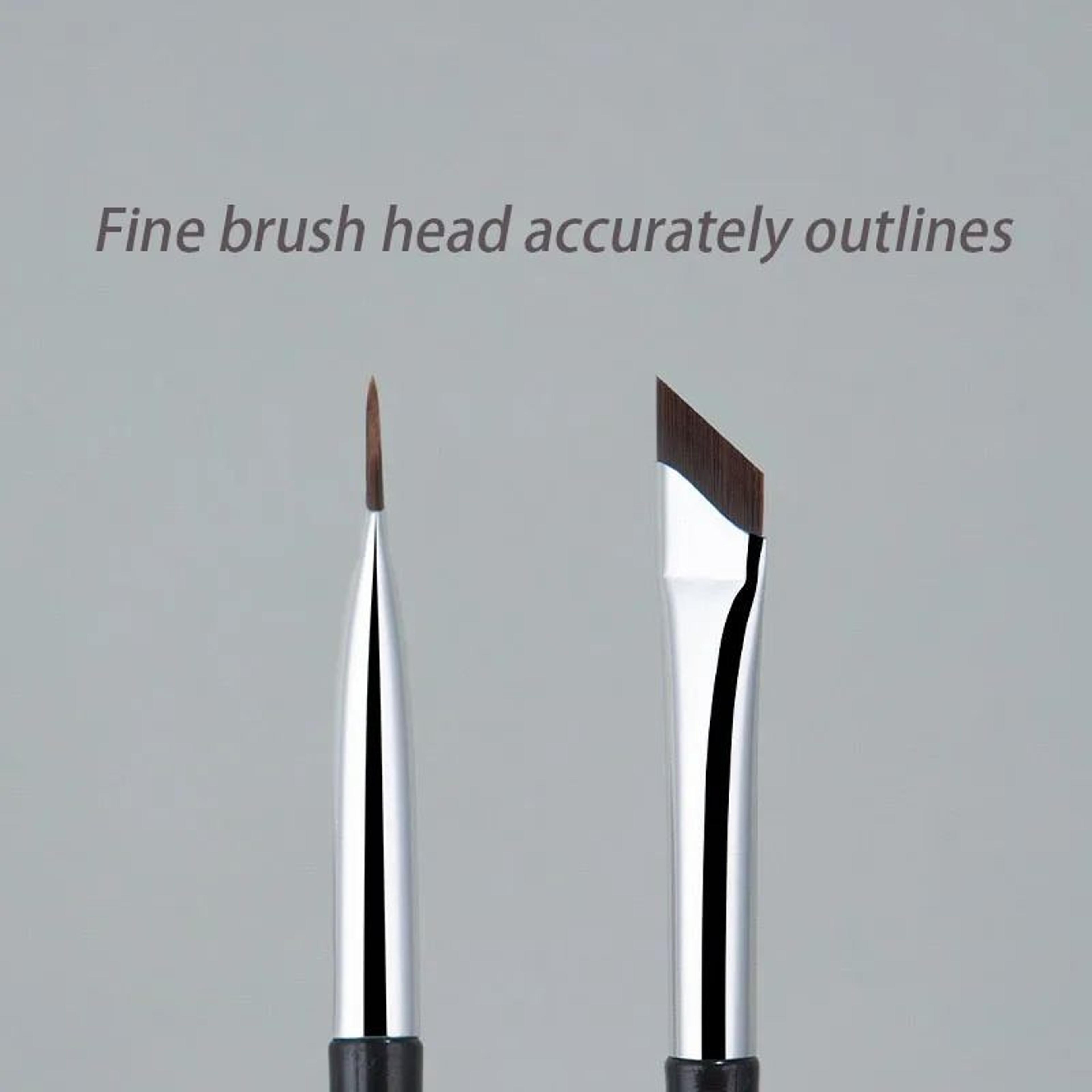 Ultra Thin Blade Eyeliner Brush Precision Angled Makeup Tool 7