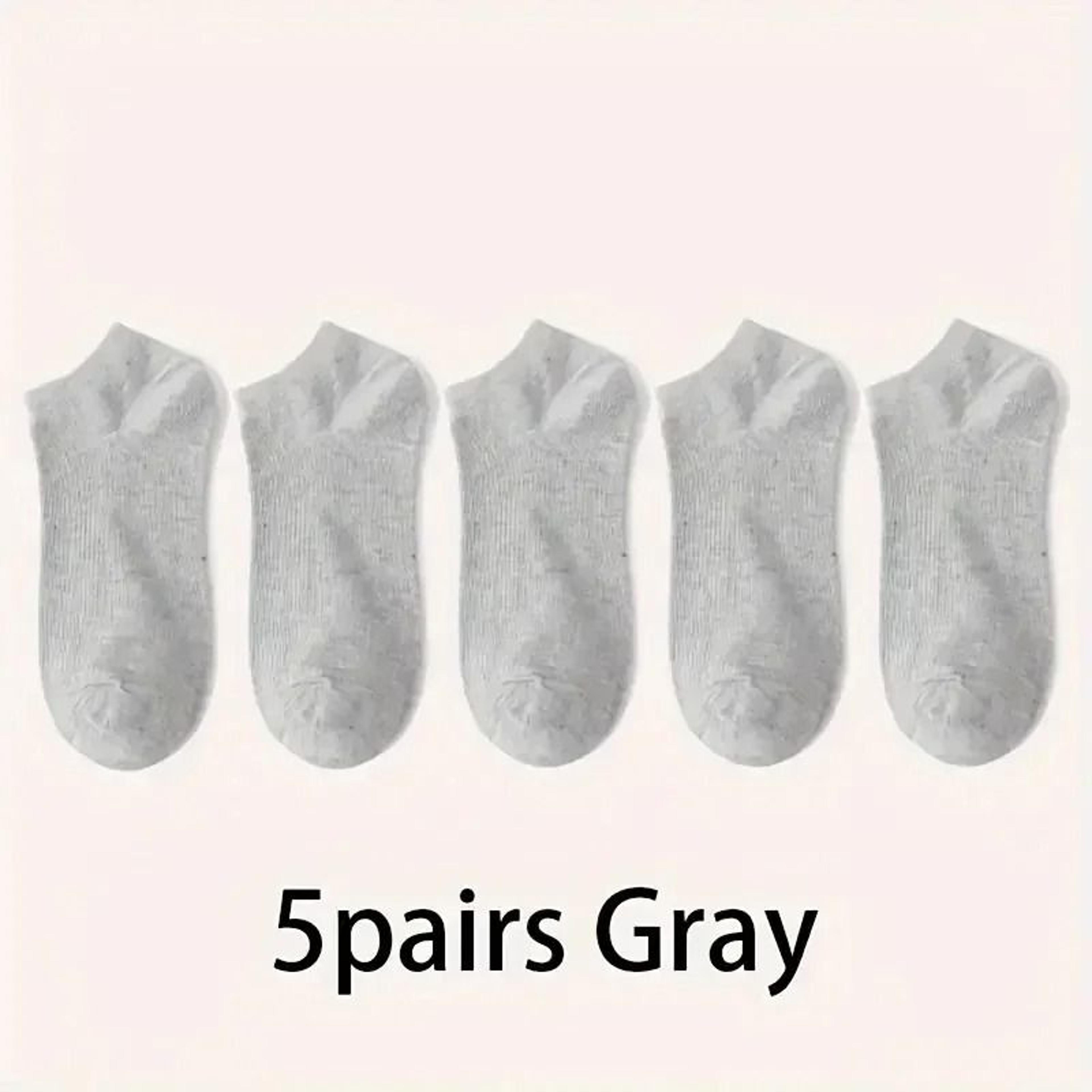 Breathable Unisex Ankle Socks Lightweight Comfort Fit Sports Set 5