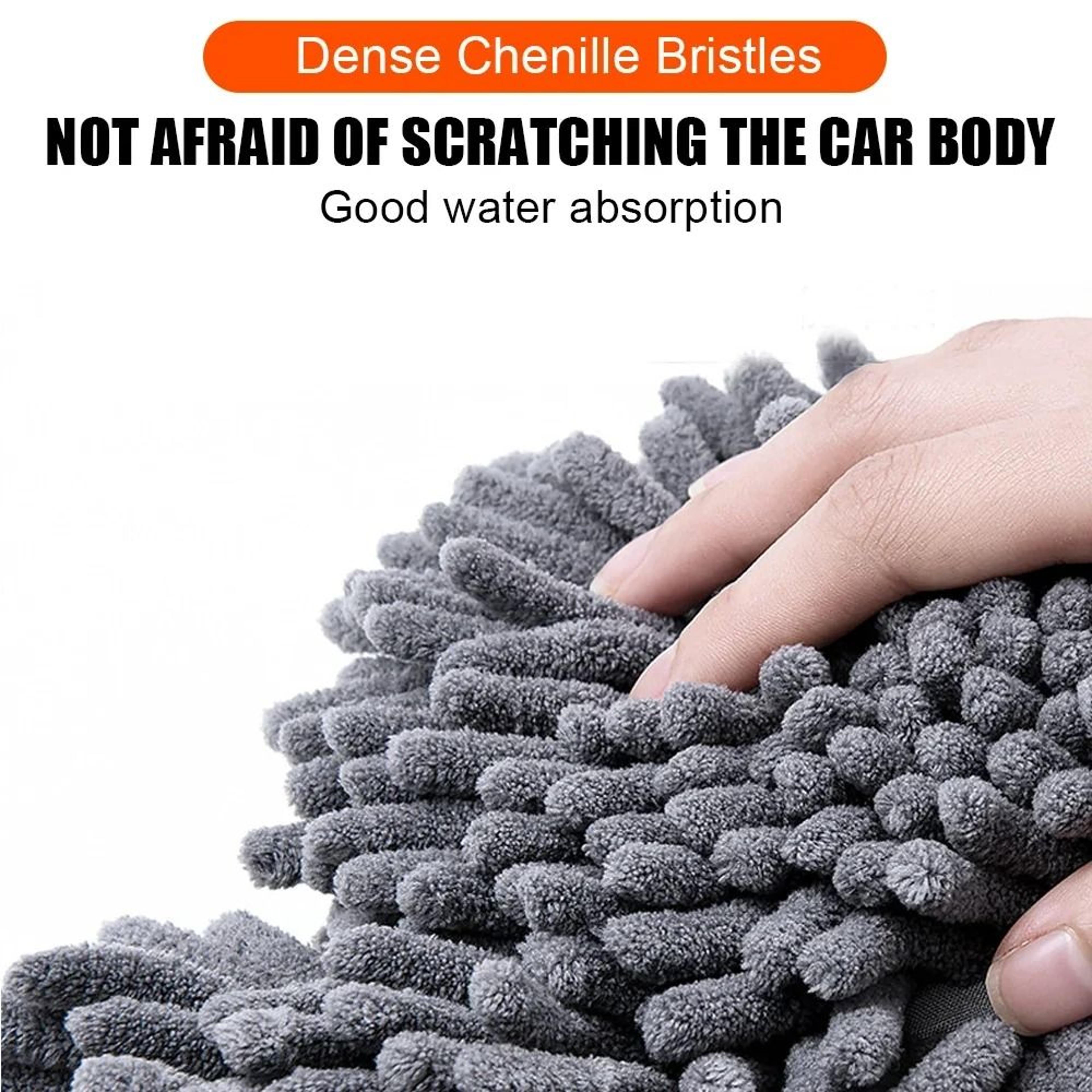 Extendable Chenille Car Wash Mop Brush Foam Cleaner Tool 8