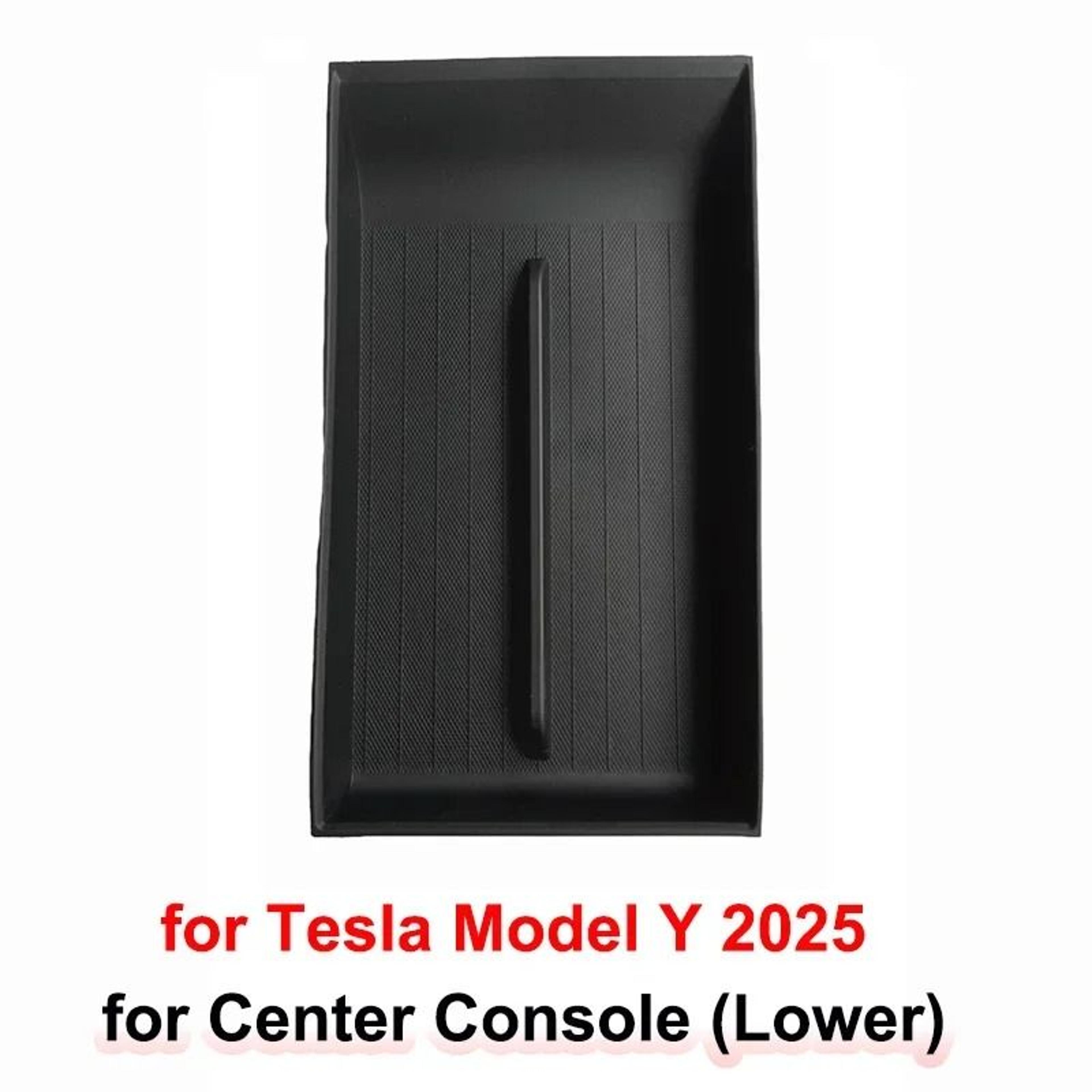 Tesla Model Y Juniper 2025 Center Console And Armrest Storage Organizer Tray Set 1