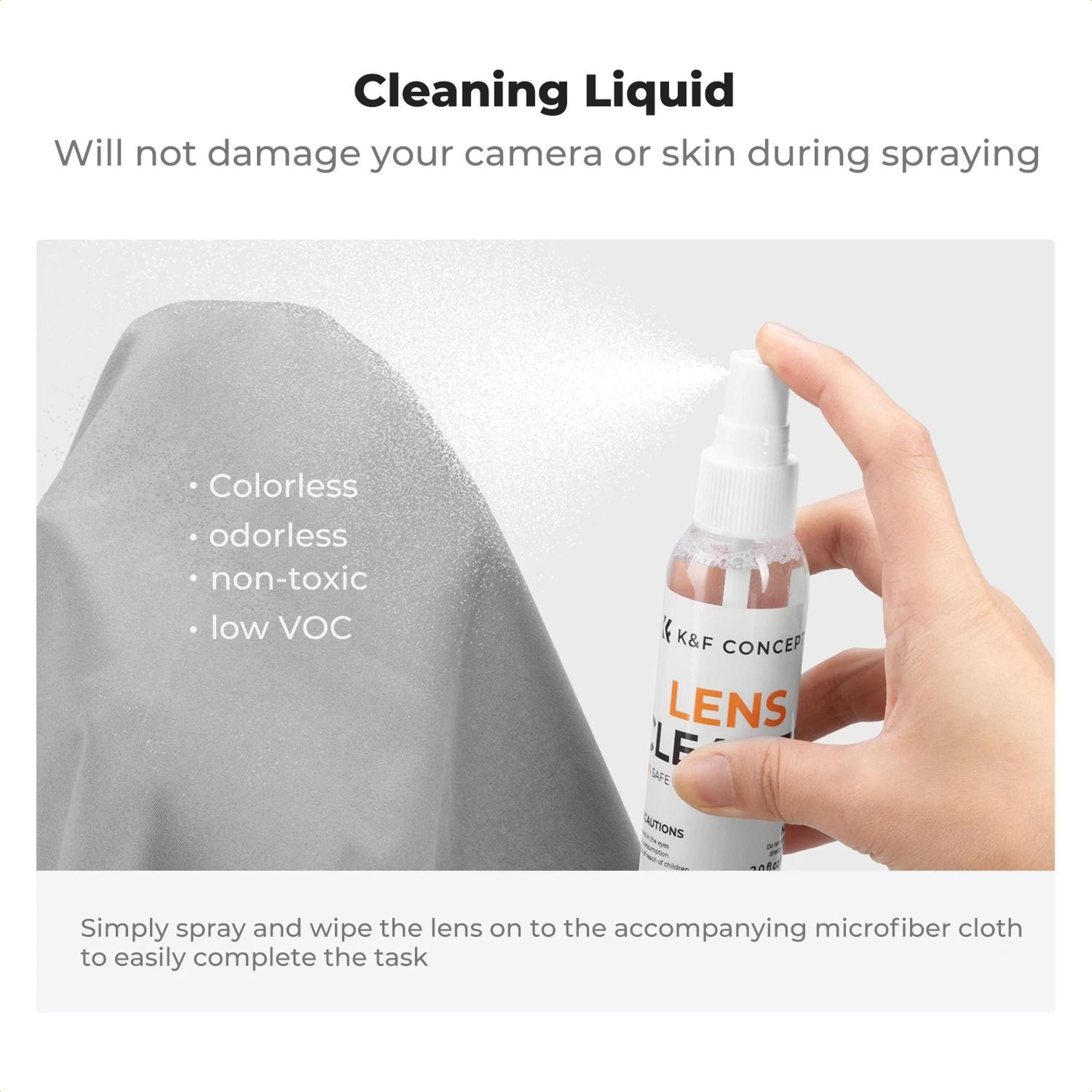 K And F Concept Camera Lens Cleaning Kit With Blower Cloth Pen And Cleaning Solution 9