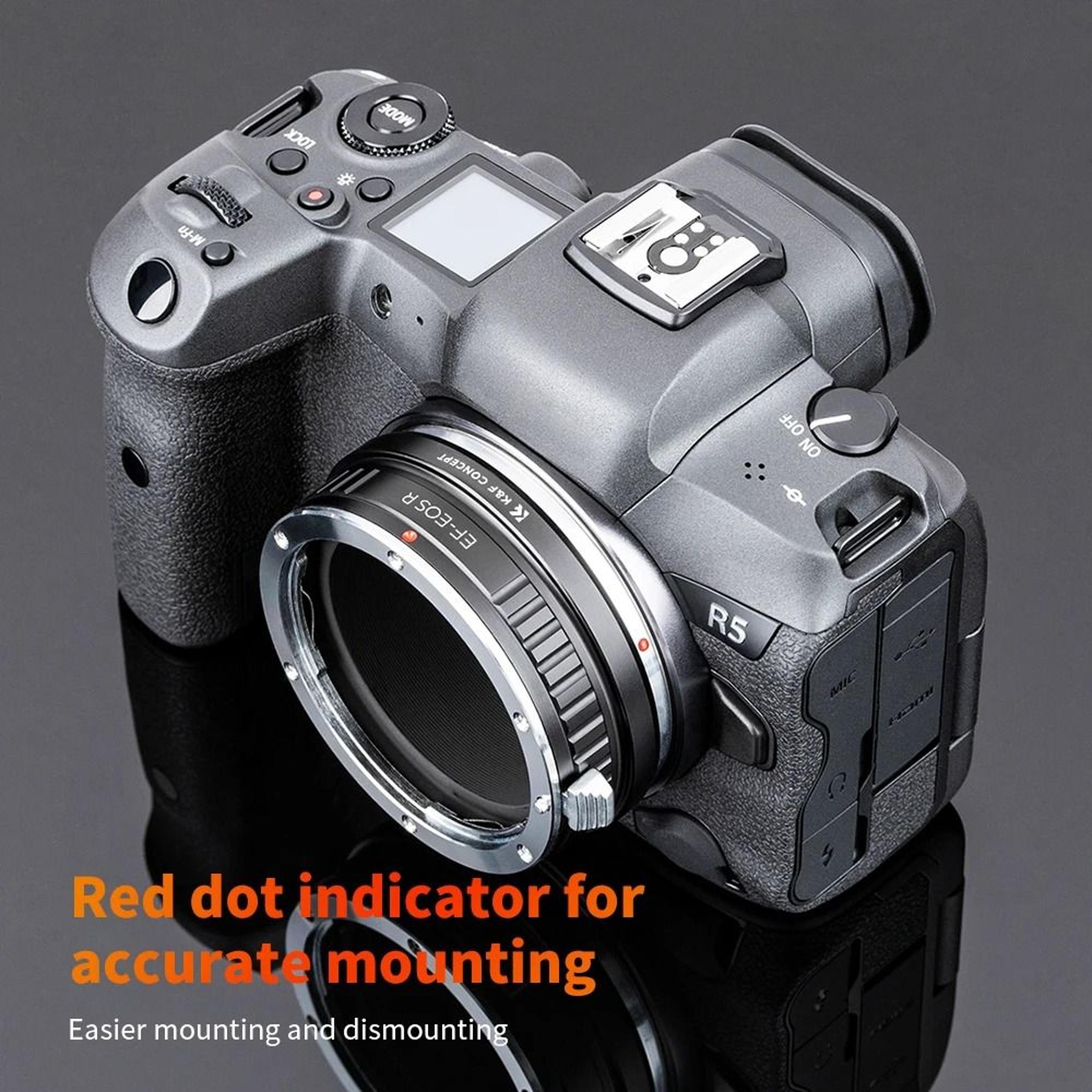 K And F Concept Lens Mount Adapter For Canon EOS R RF Cameras 19
