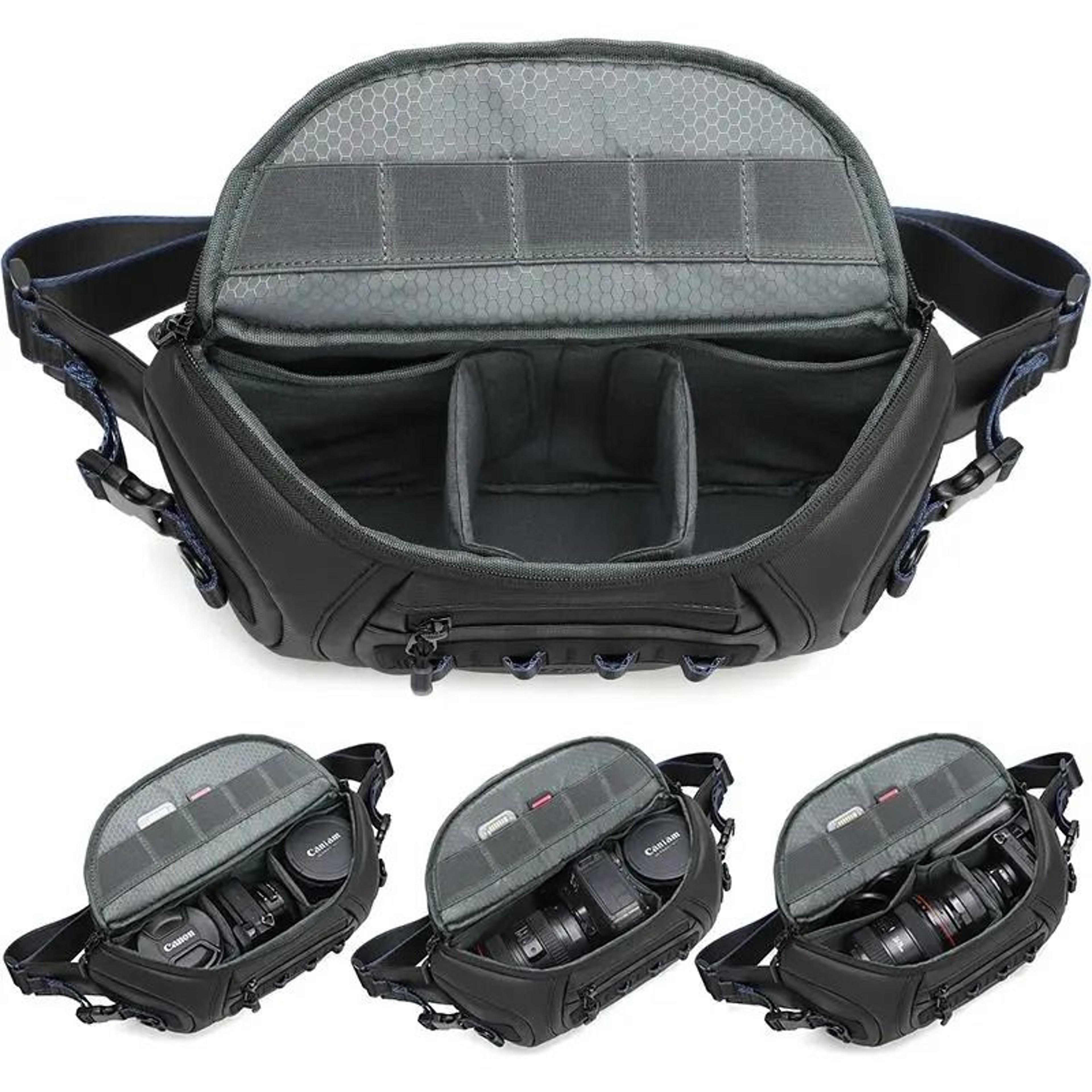 Unisex Water Resistant DSLR Camera Shoulder Bag For Canon And Fujifilm 8