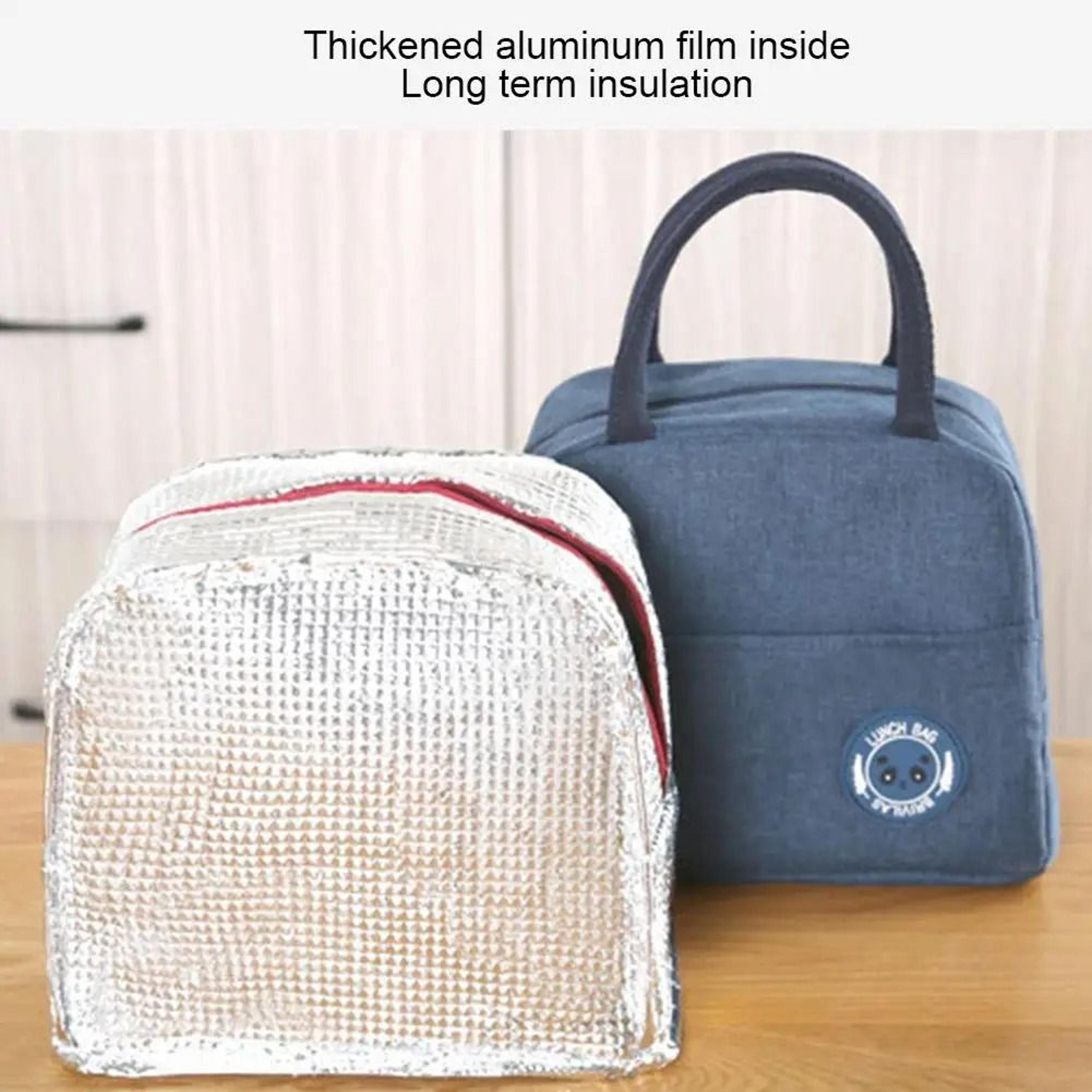 Large Insulated Lunch Bag Reusable Bento Lunch Bag For School Work And Travel 11