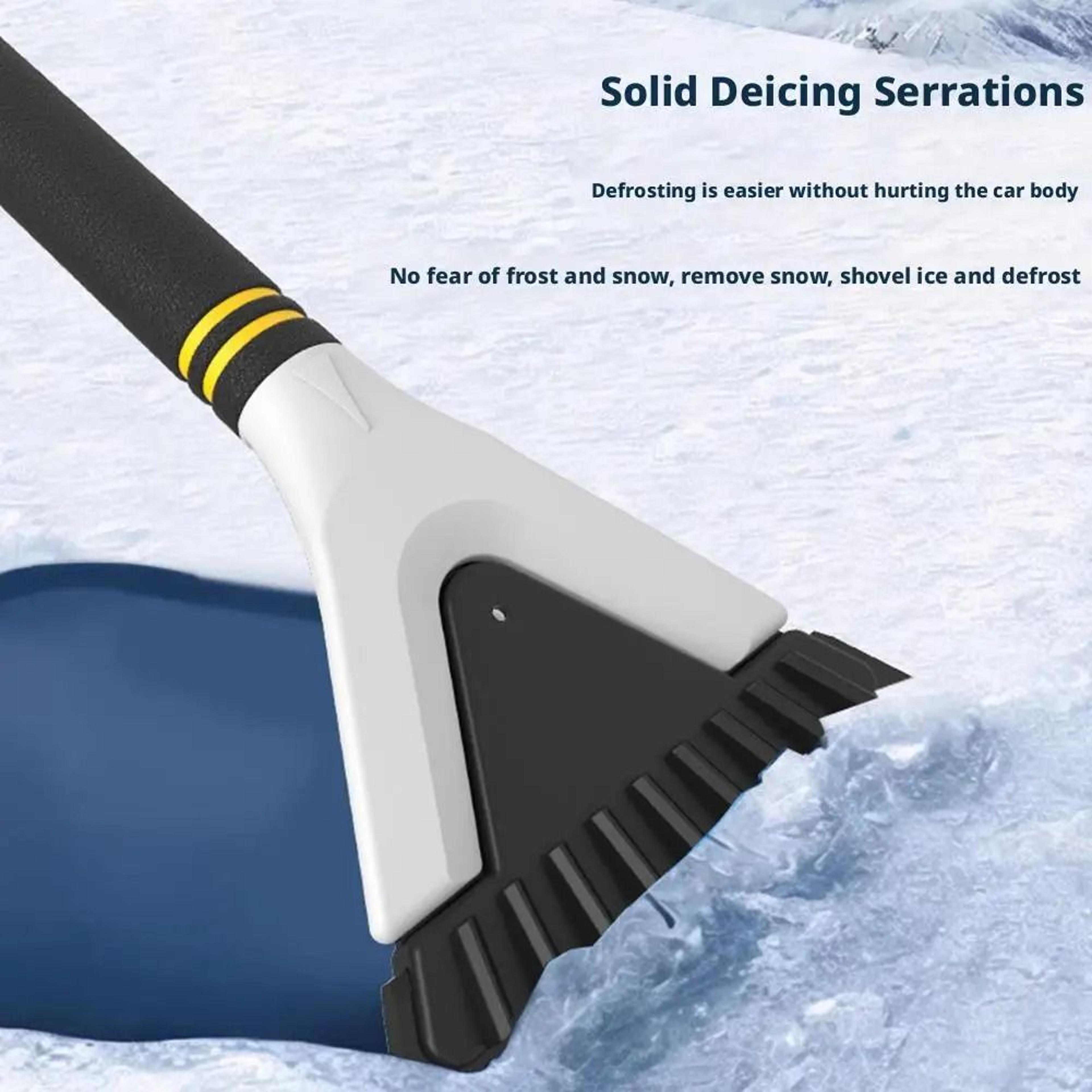 Multi Functional Car Snow Scraper Ice Scraper Tool For Windshield Cleaning 4