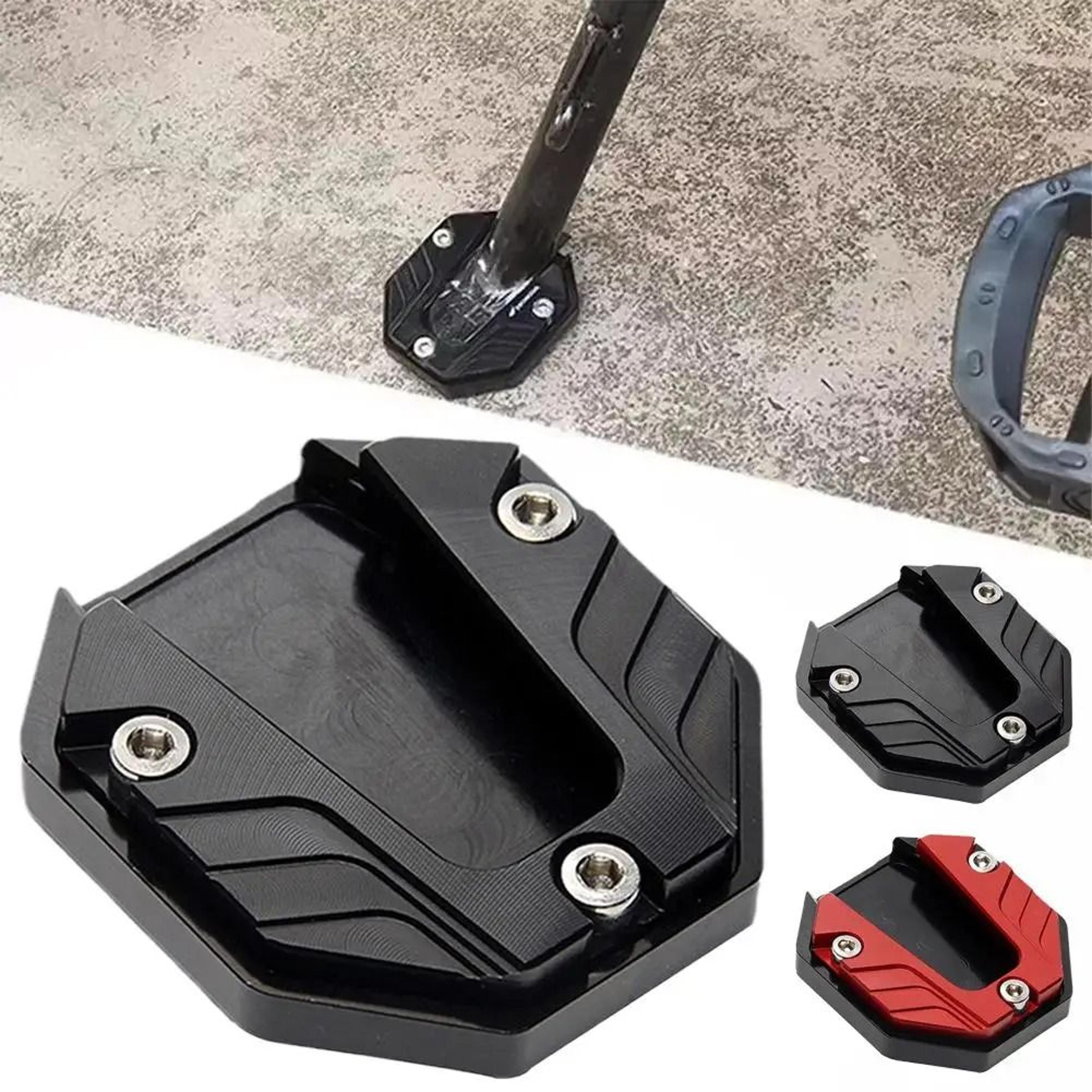 enlarged motorcycle side stand pad anti slip kickstand support sleeve