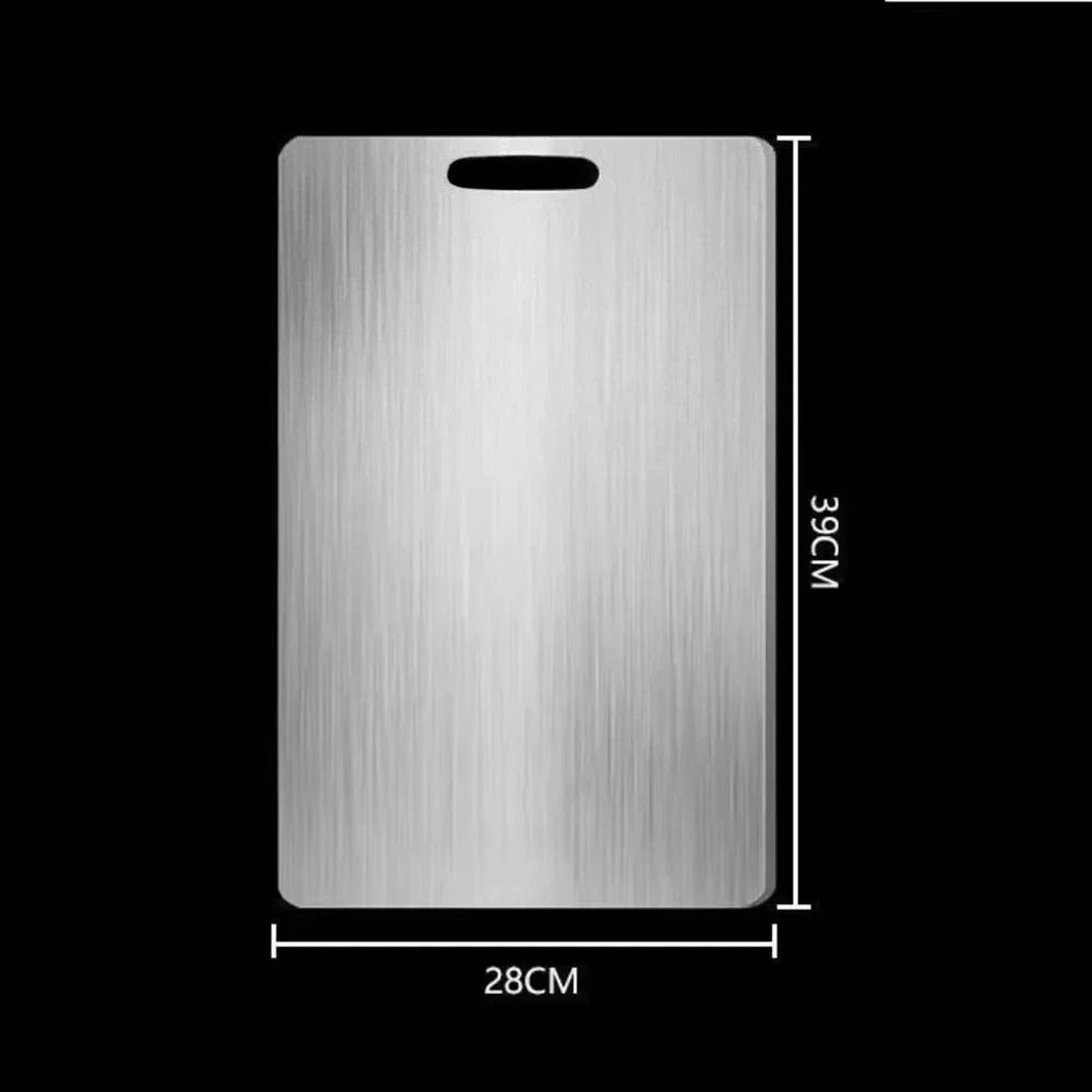 Stainless Steel Cutting Board Antibacterial Kitchen Prep Board 2