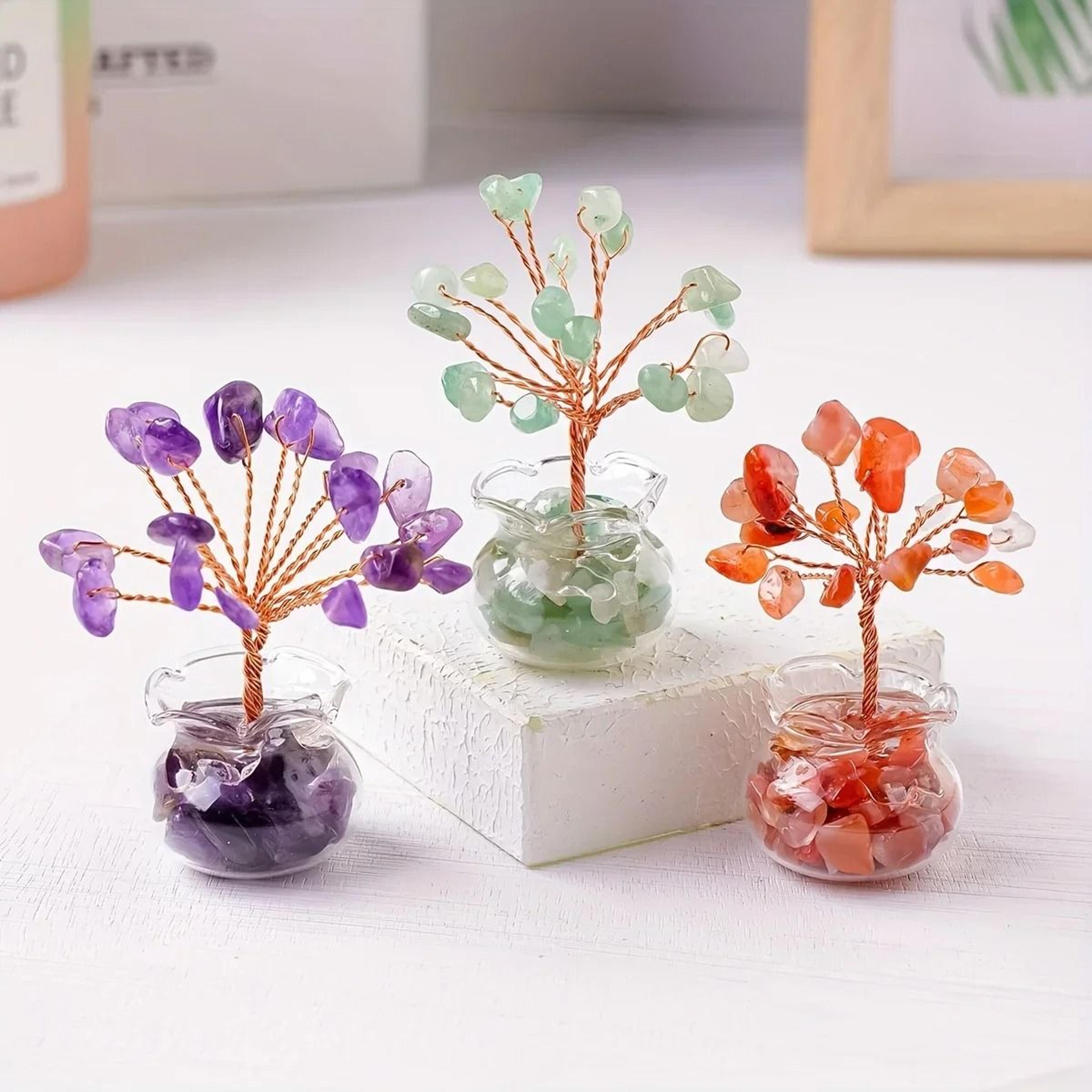 Amethyst Crystal Tree Handmade Healing Stone Home Decor 6
