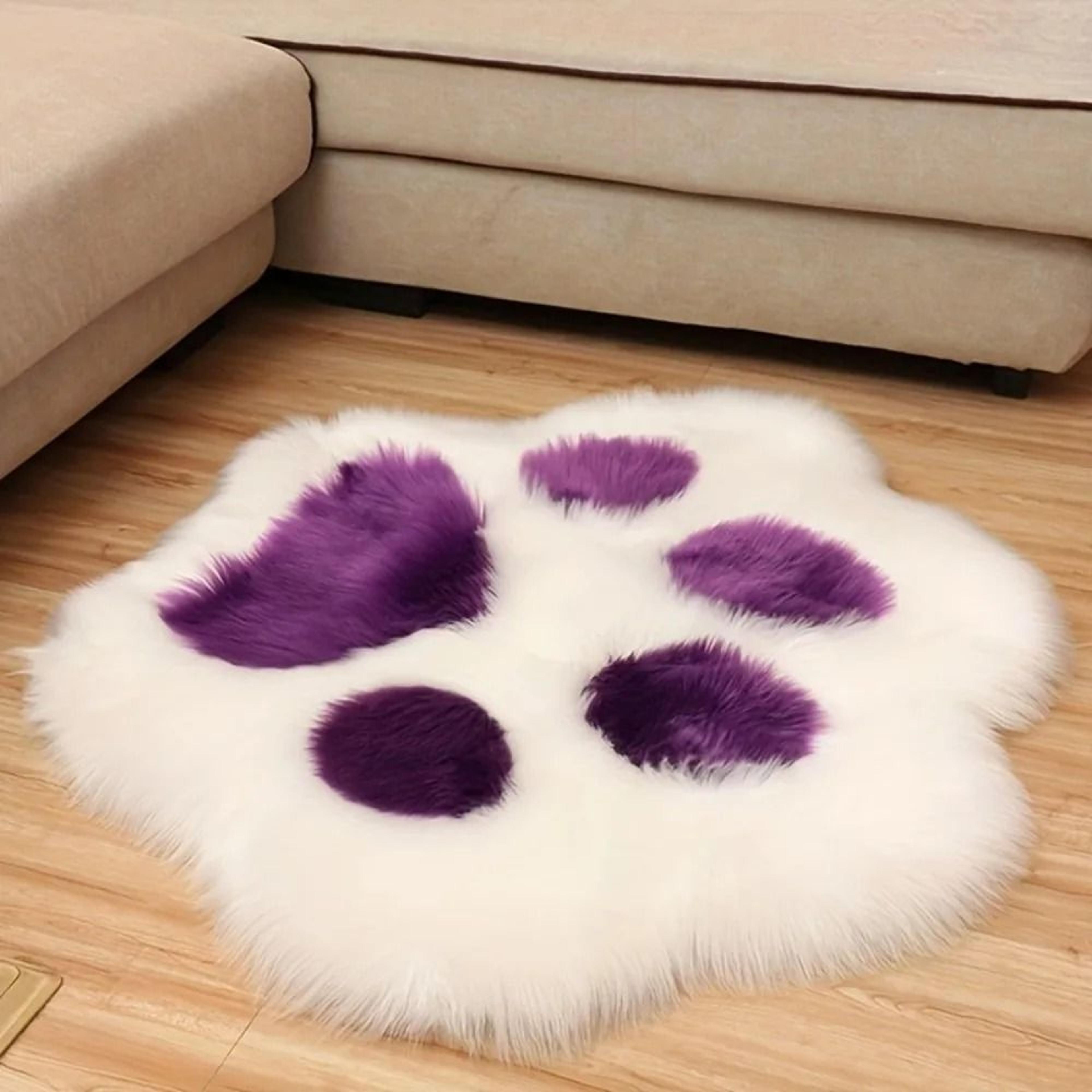 Cute Cat Paw Plush Carpet Soft Decorative Floor Mat 4