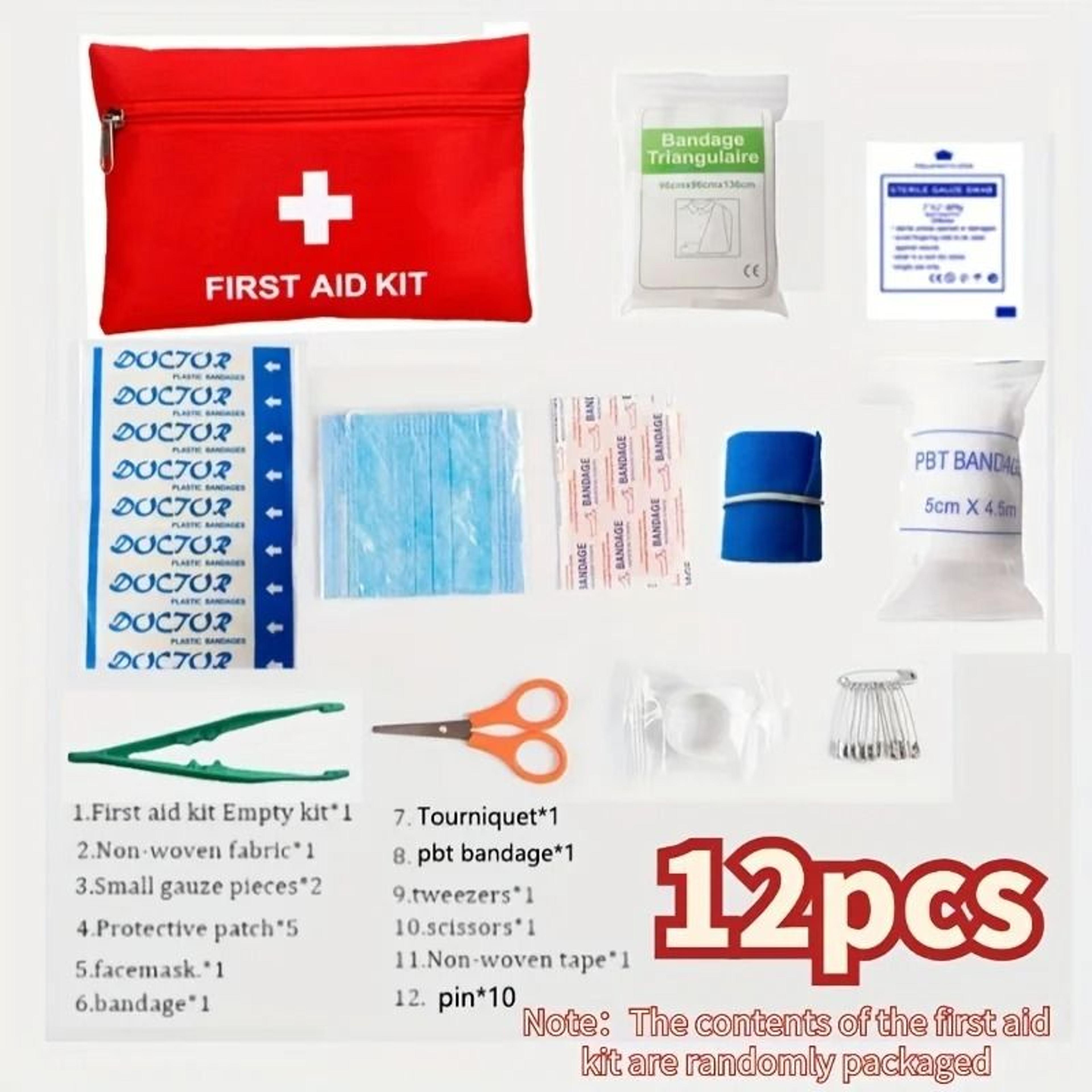 Portable First Aid Kit Emergency Medical Bag For Home And Outdoor Use 1