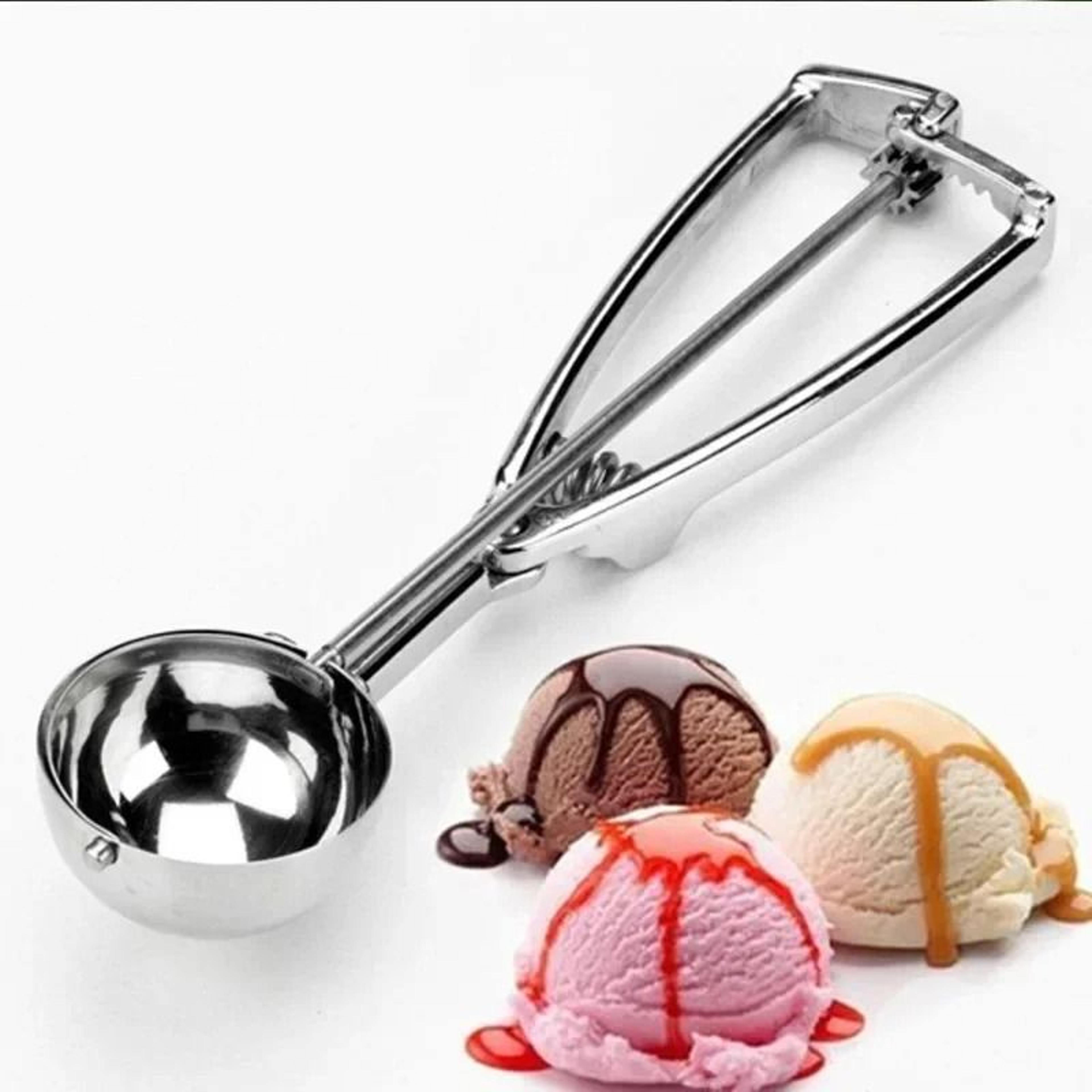 Stainless Steel Ice Cream Scoop Digging Spoon For Desserts And Fruit 0