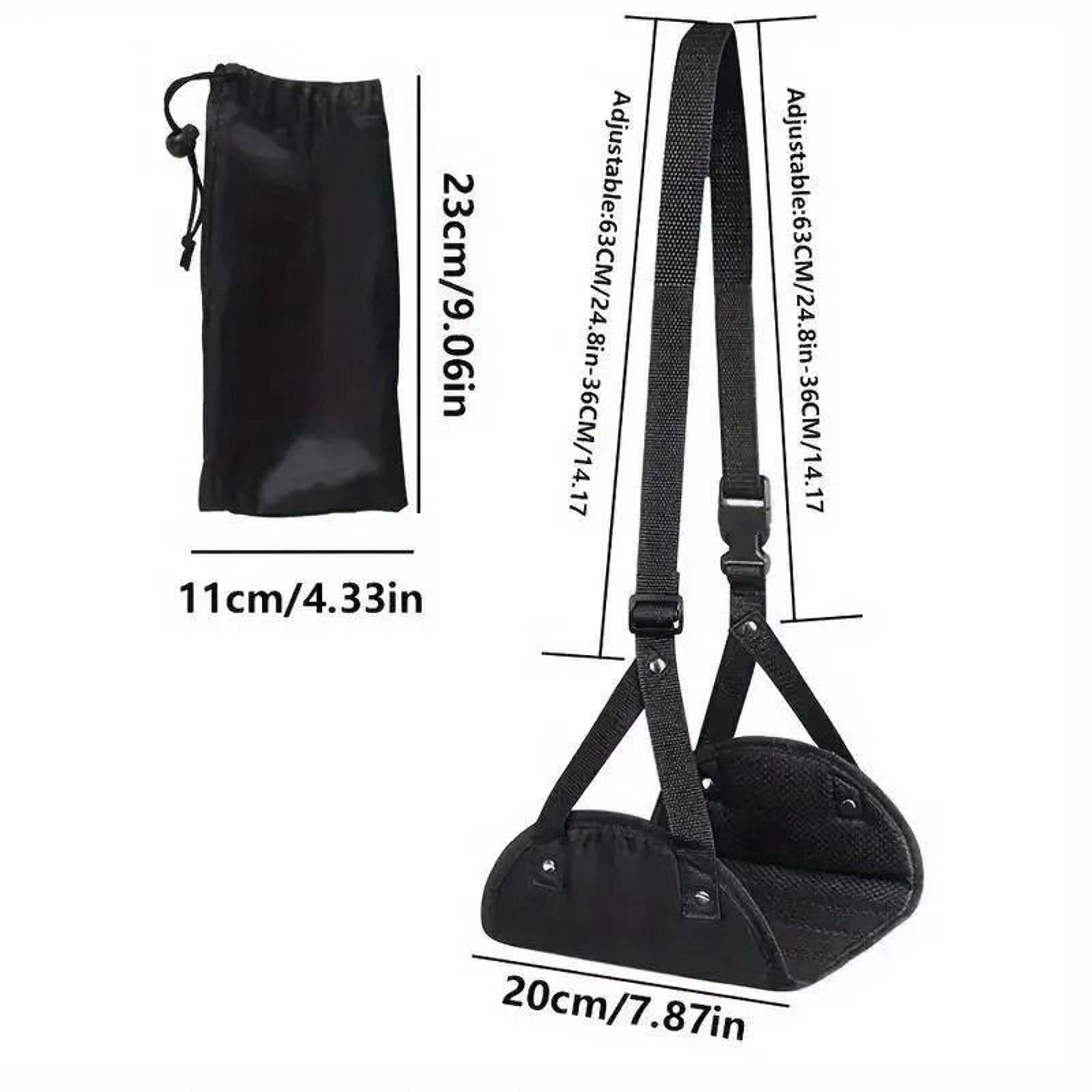 Airplane Footrest Travel Hammock Adjustable Portable Leg Support 3