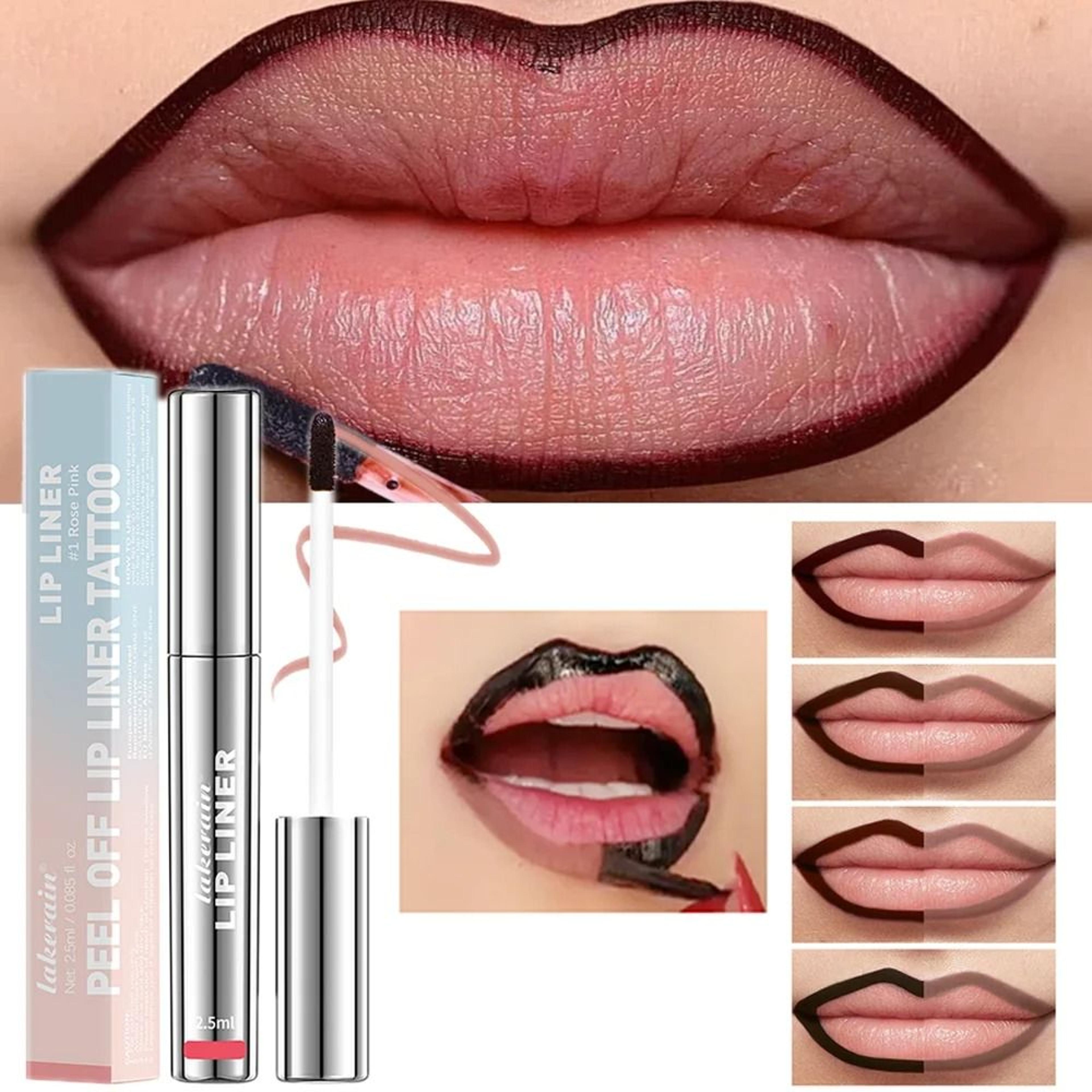 Peel Off Tattoo Lip Liner Waterproof Matte Lip Tint 10