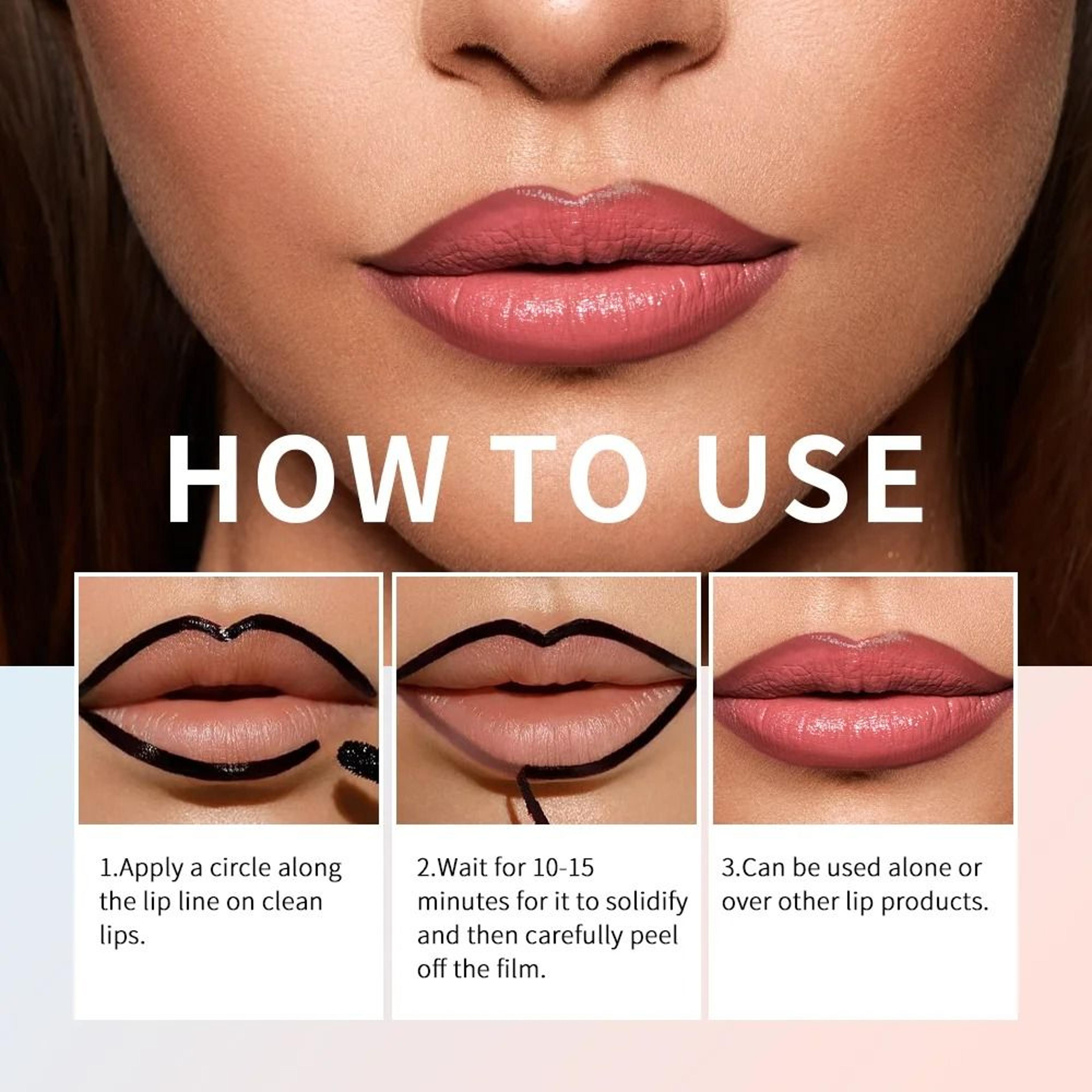 Peel Off Tattoo Lip Liner Waterproof Matte Lip Tint 8