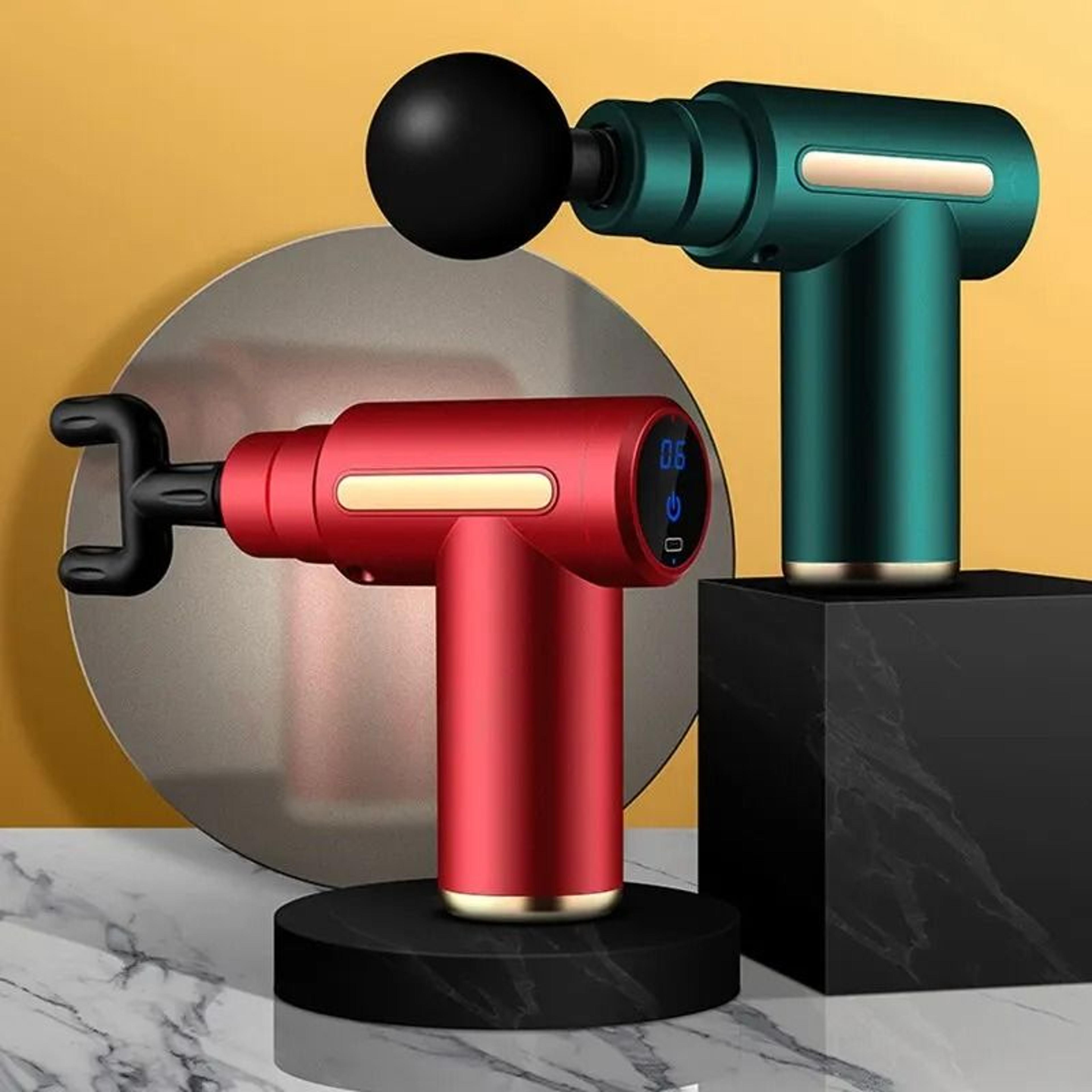 Mini Muscle Massage Gun Portable Deep Percussion Body Massager 0