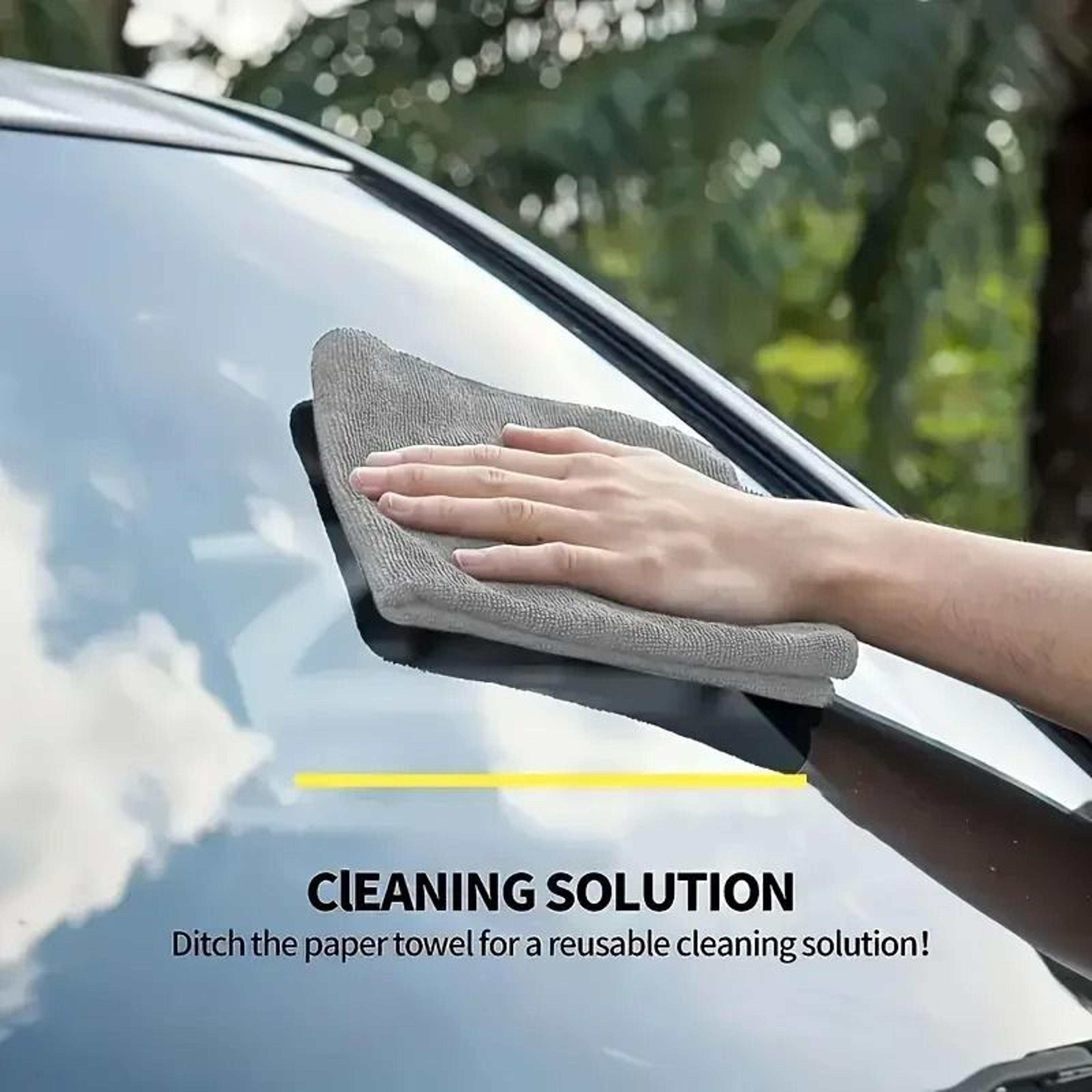 Thick Microfiber Cleaning Cloth Lint Free Absorbent Towel Set 10