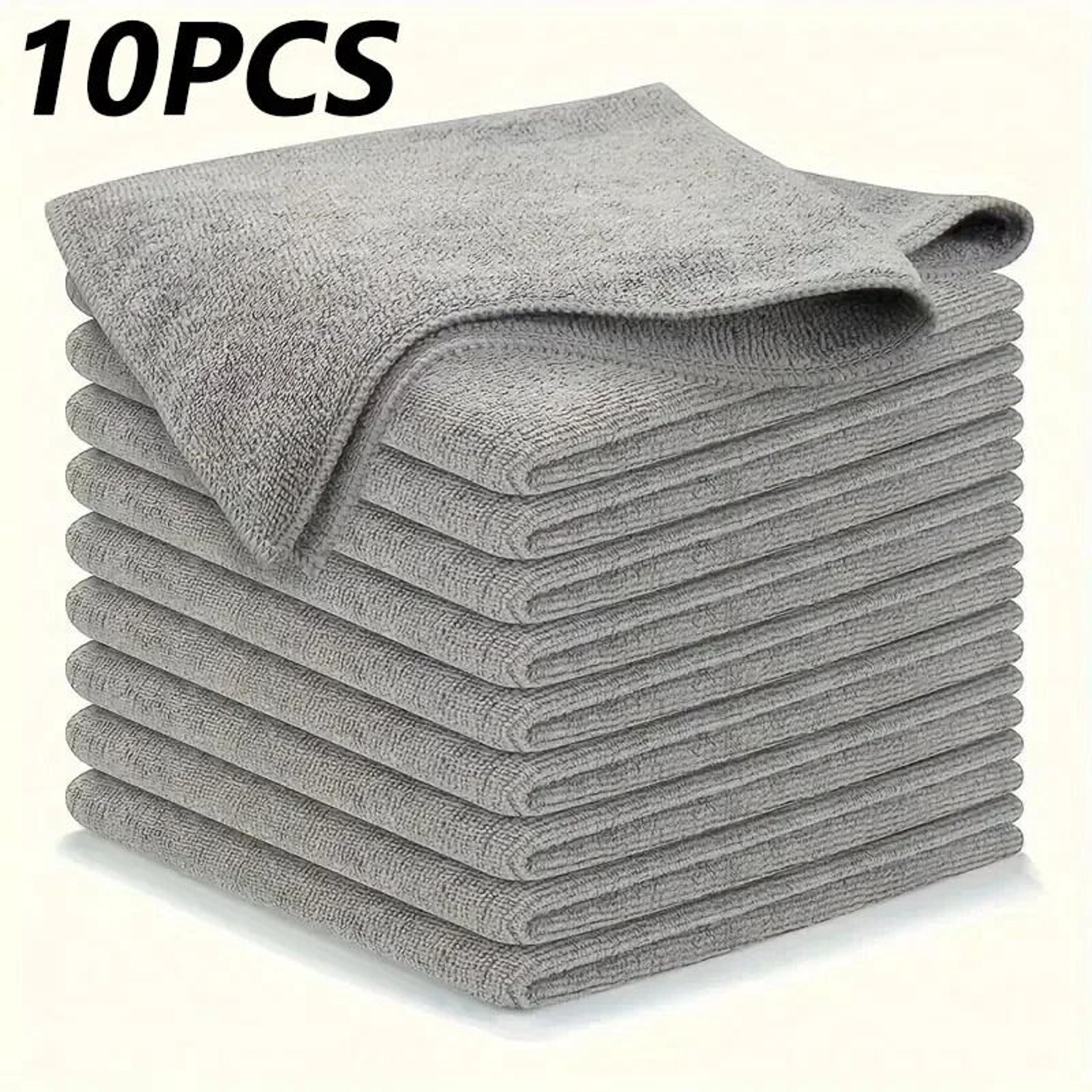 Thick Microfiber Cleaning Cloth Lint Free Absorbent Towel Set 3