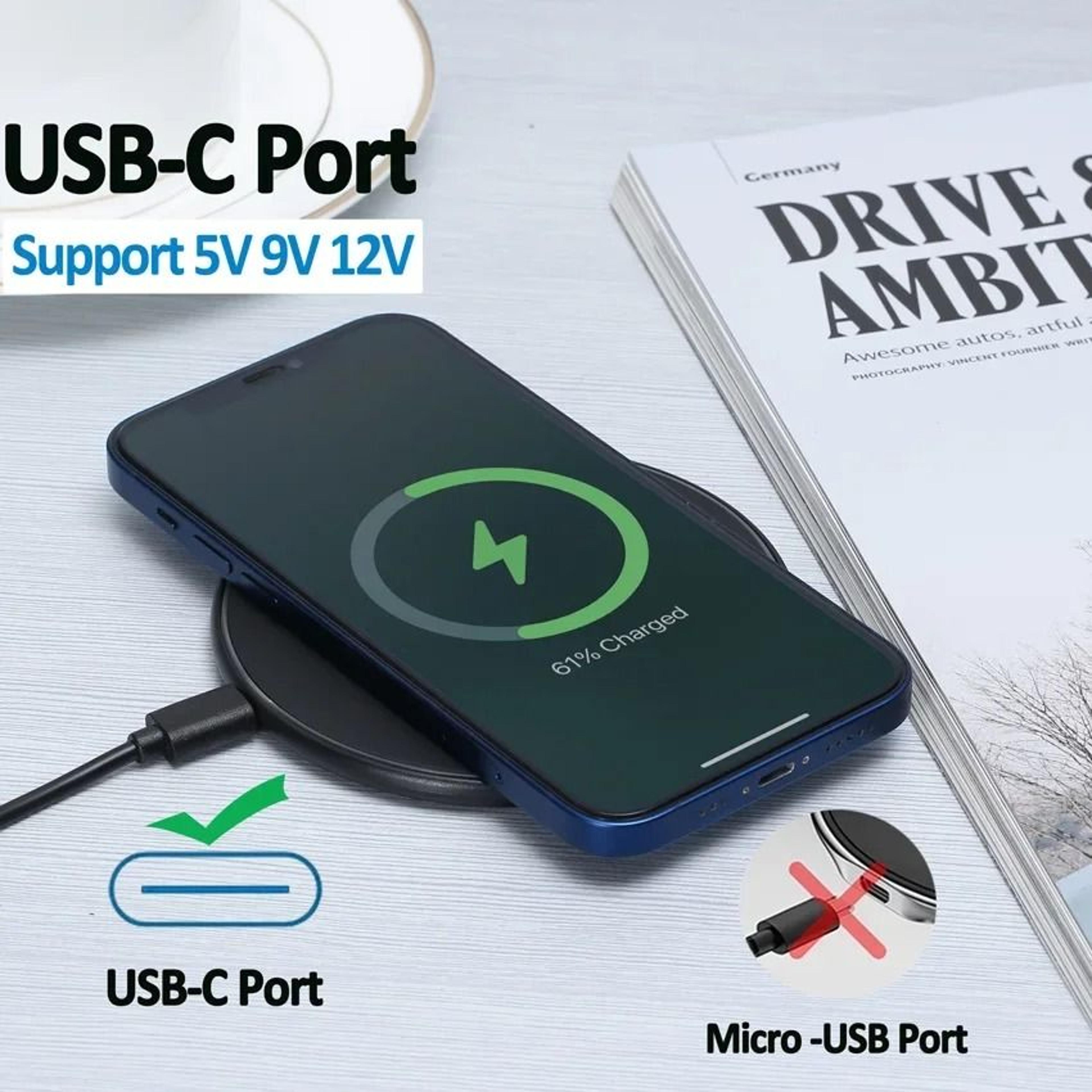 100W Fast Wireless Charger Pad Universal Qi Charging Station 13