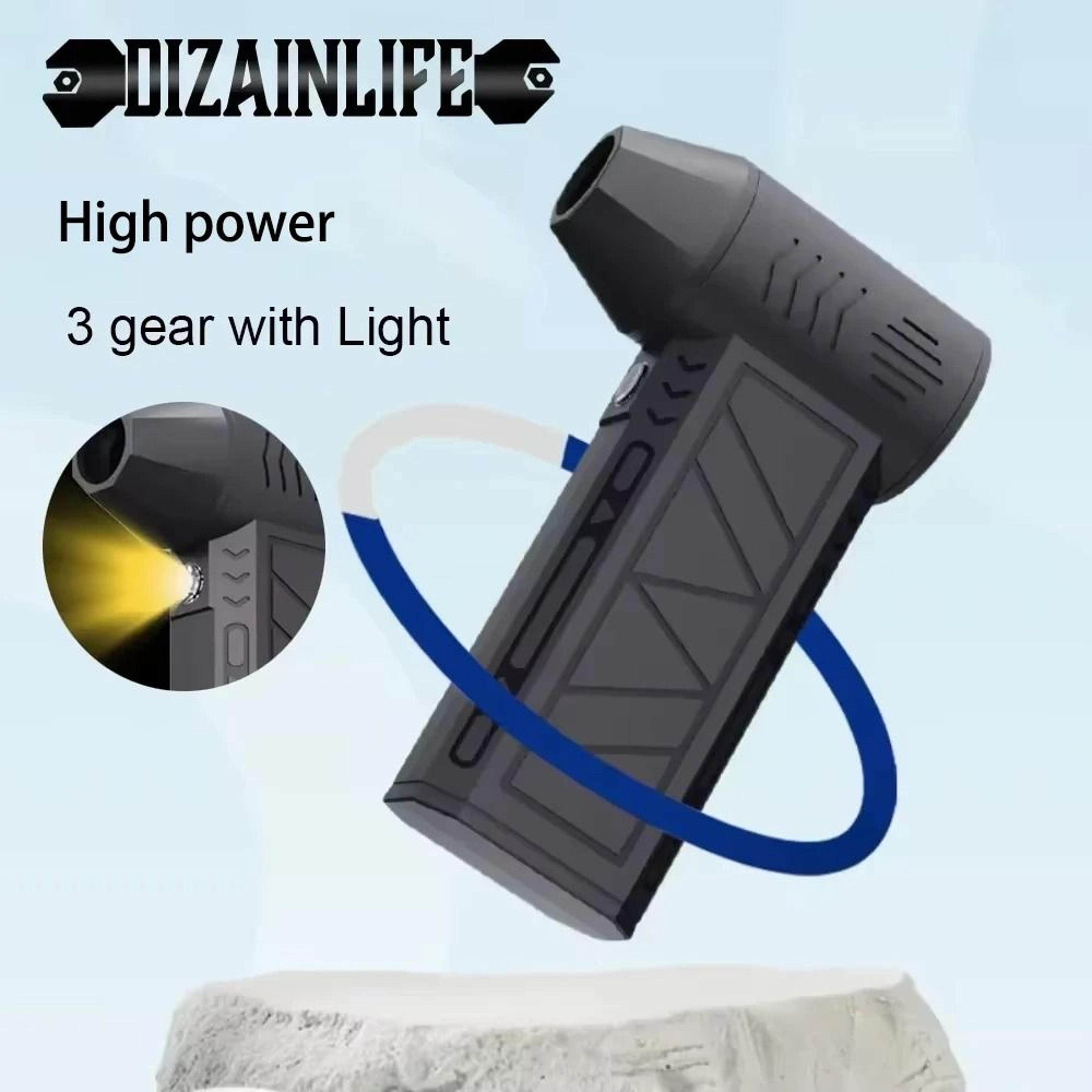 Mini Turbo Jet Fan Electric Air Duster Rechargeable High Speed Air Blower 7
