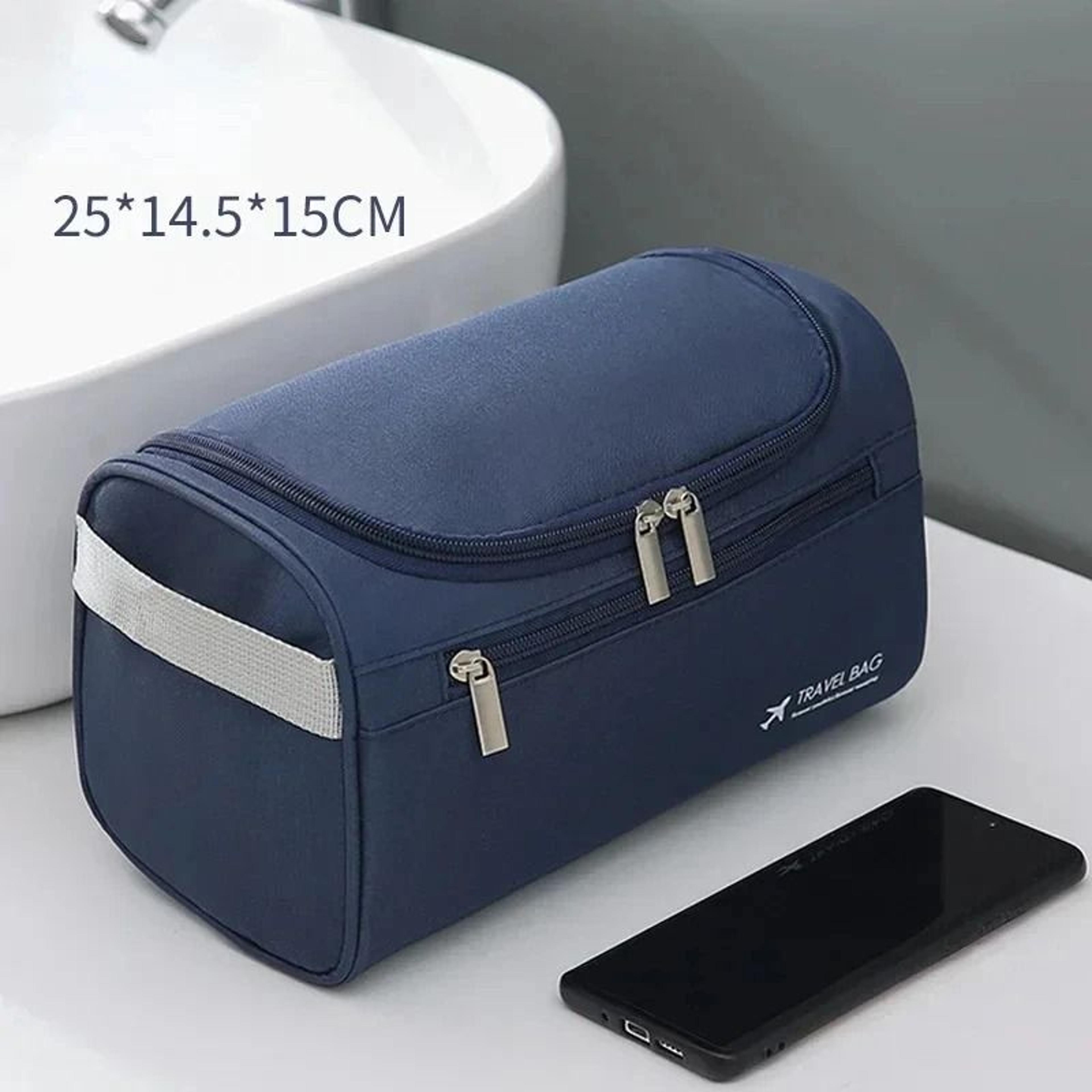 Leather Hanging Toiletry Bag Travel Dopp Kit For Men And Women 1