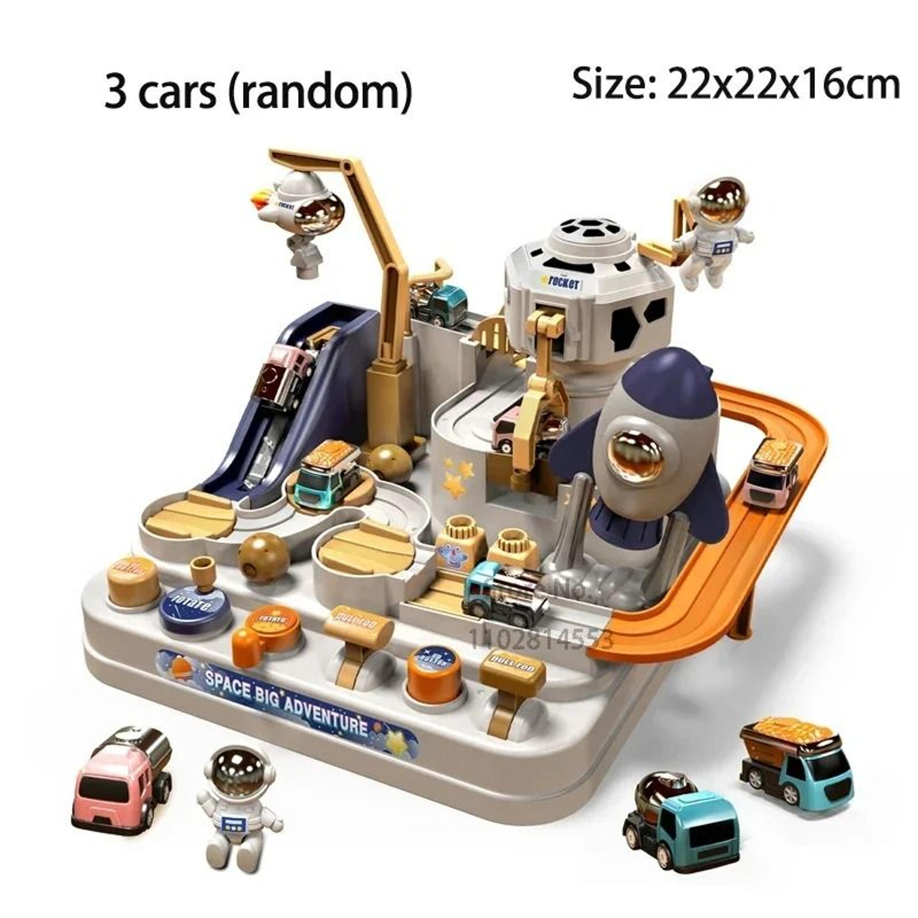 Racing Rail Car Track Adventure Educational Toy For Kids 5