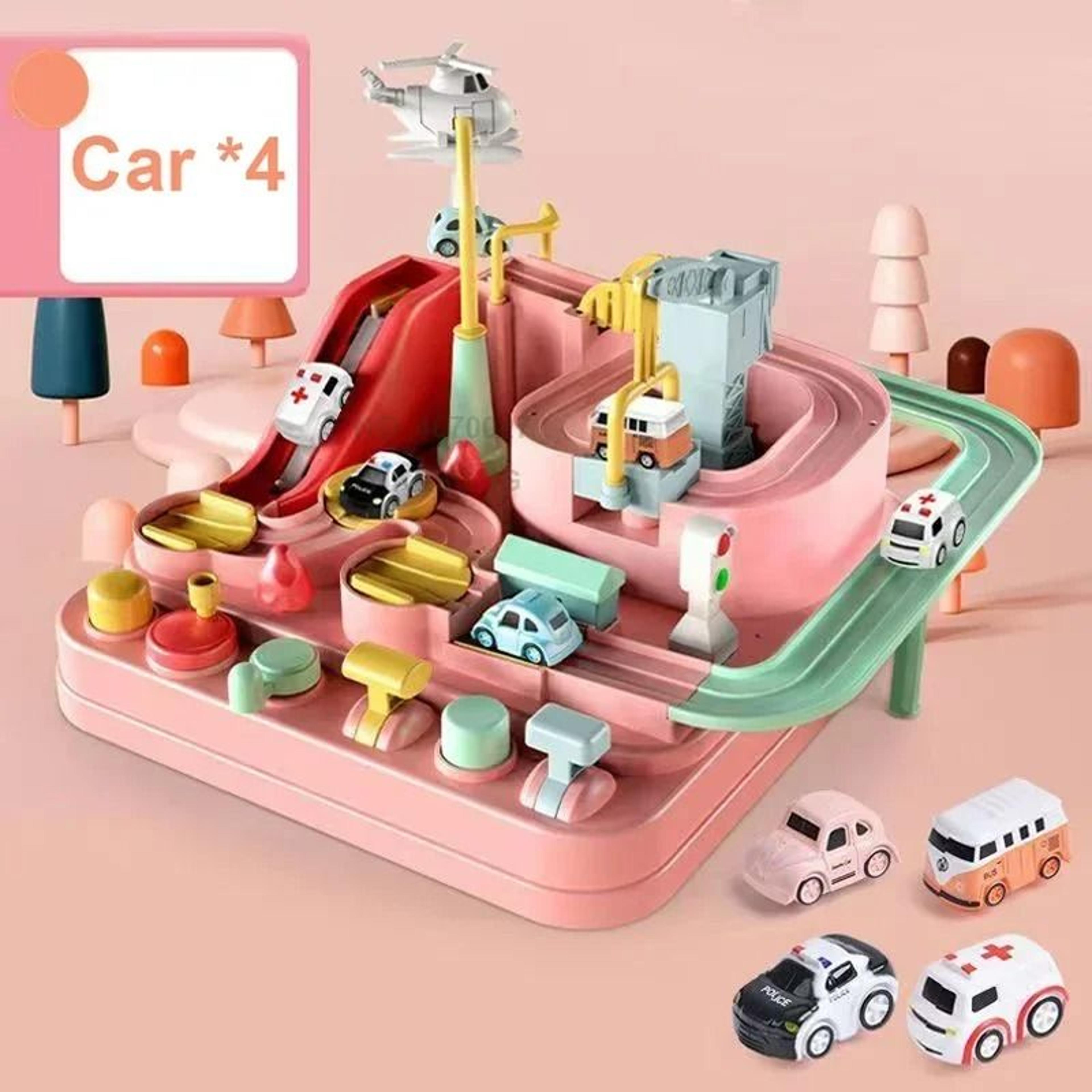 Racing Rail Car Track Adventure Educational Toy For Kids 8