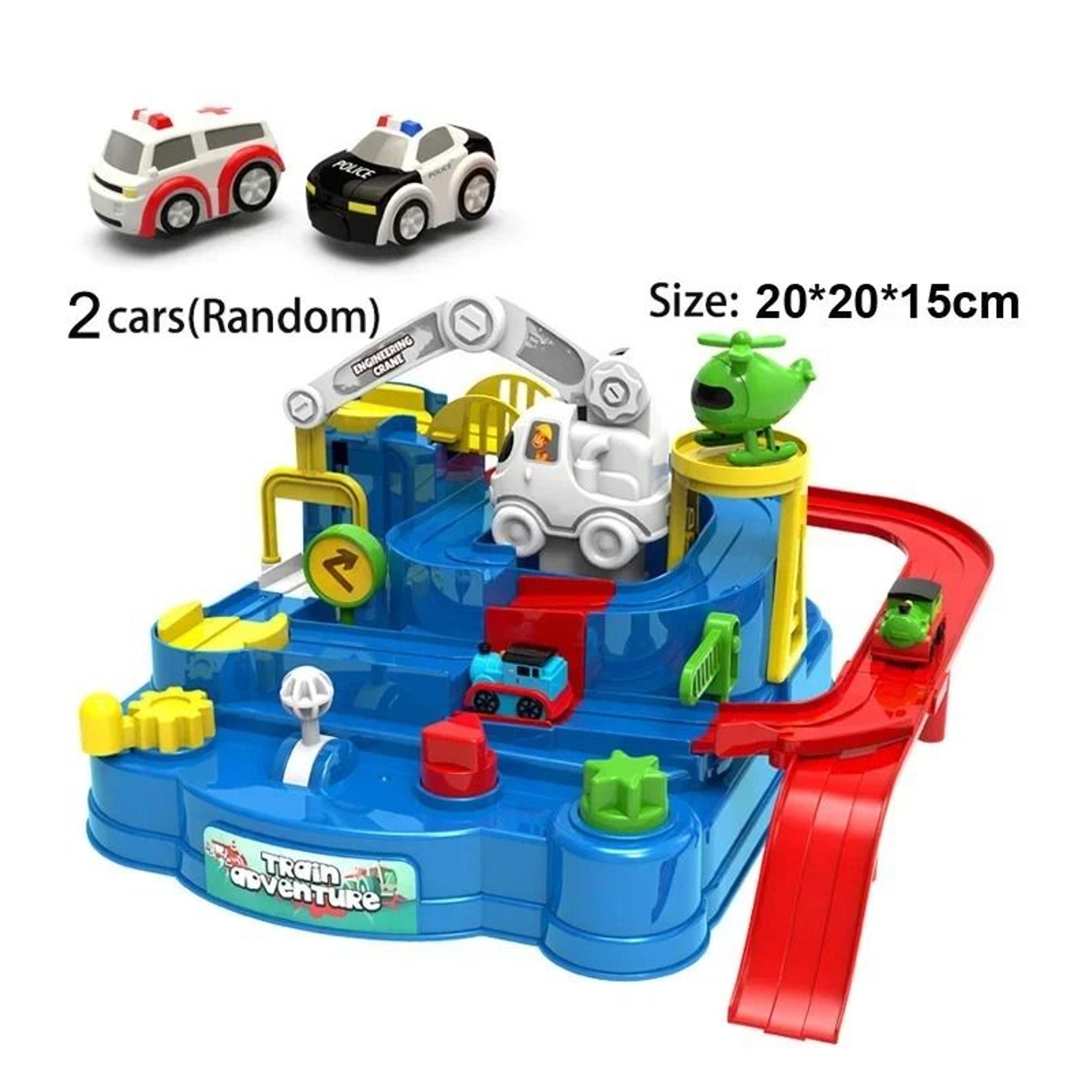Racing Rail Car Track Adventure Educational Toy For Kids 11