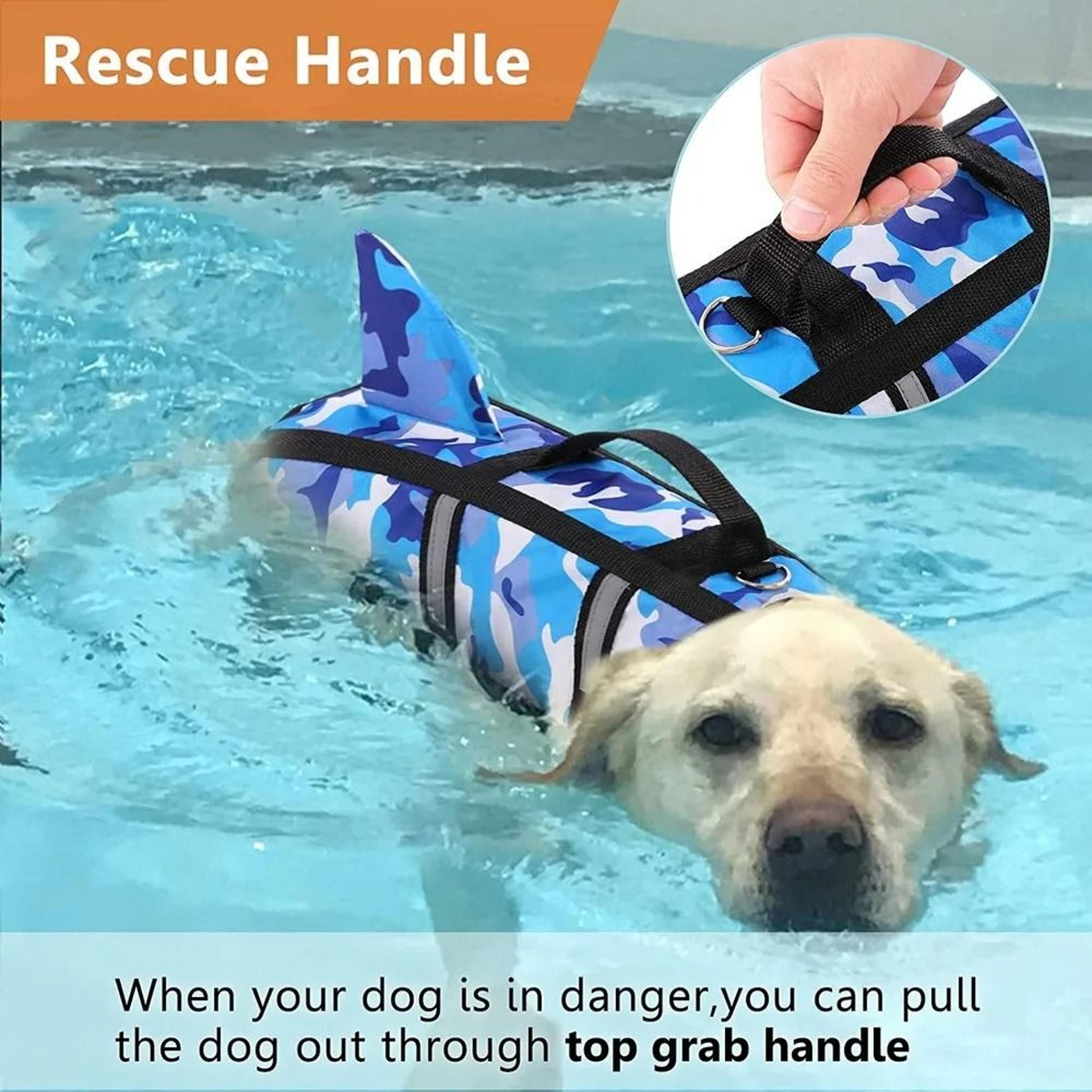 Dog Life Jacket Swim Vest Adjustable Pet Swimming Safety Vest 5