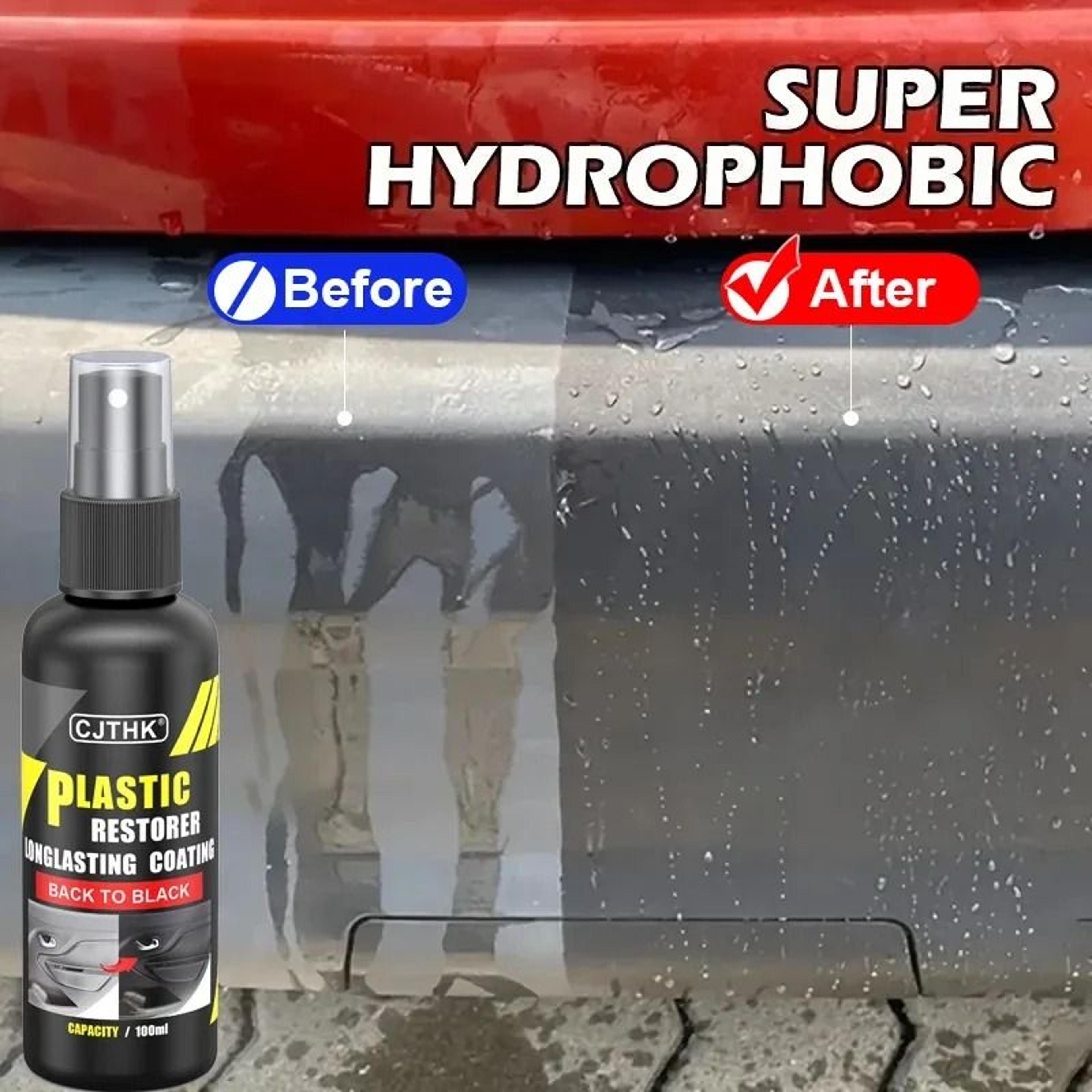 Car Plastic Restorer Back To Black Trim Renovator Gloss Coating 6