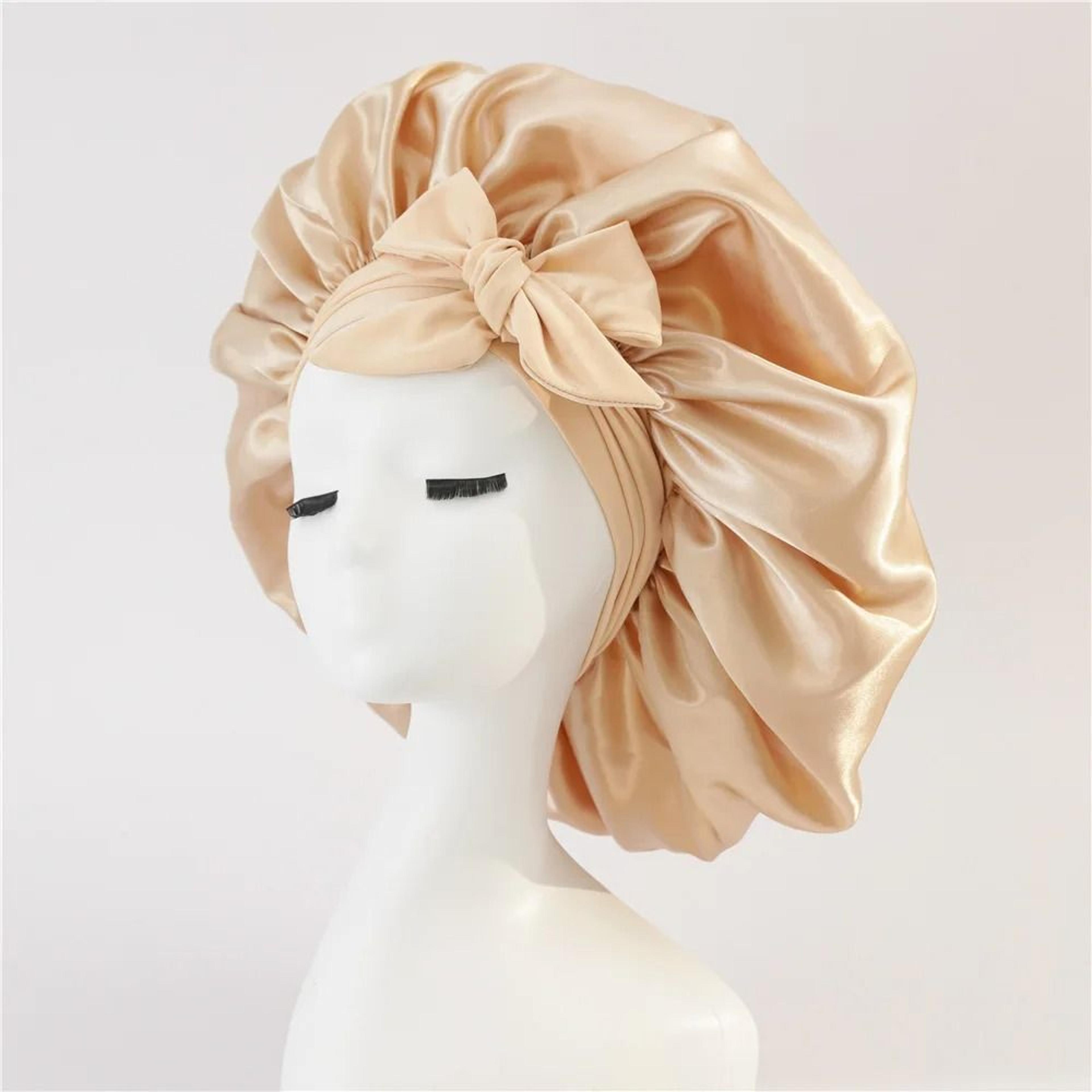 Satin Sleep Bonnet Hair Protection Night Cap For Women And Men 4