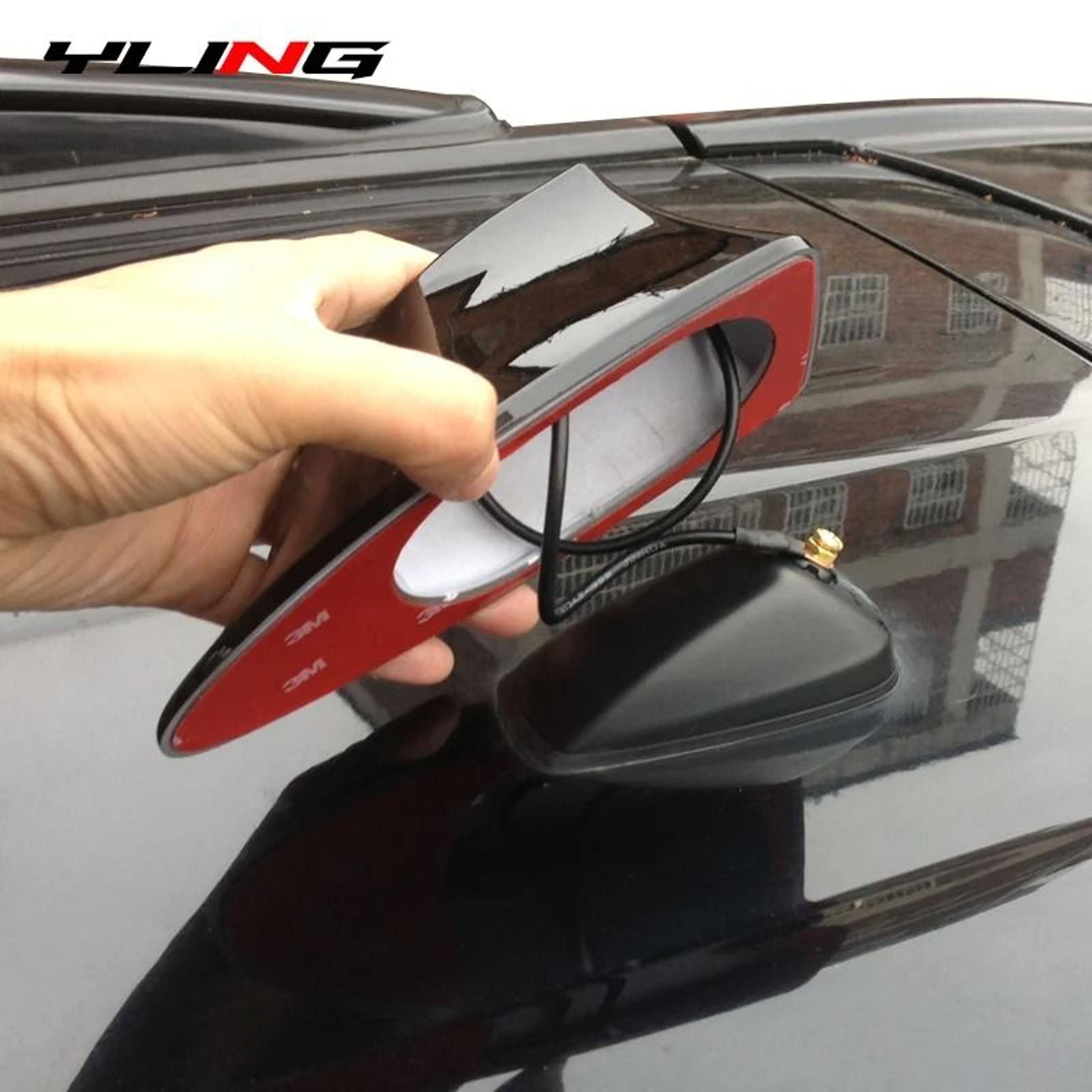Car Shark Fin Antenna Cover Replacement Roof Radio Signal Decor 10