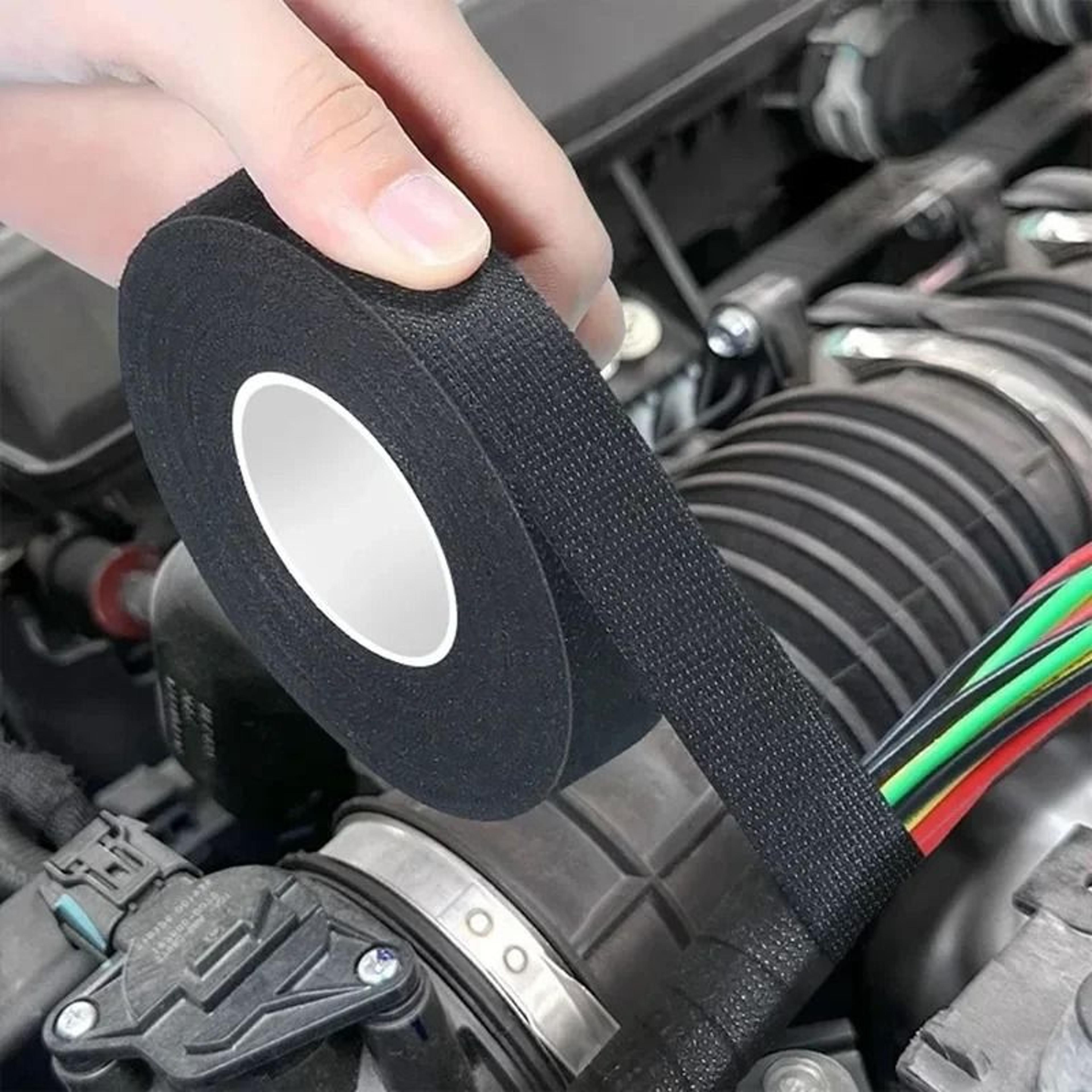 Heat Resistant Fabric Electrical Tape For Auto Wiring Harness And Cable Wrap 1